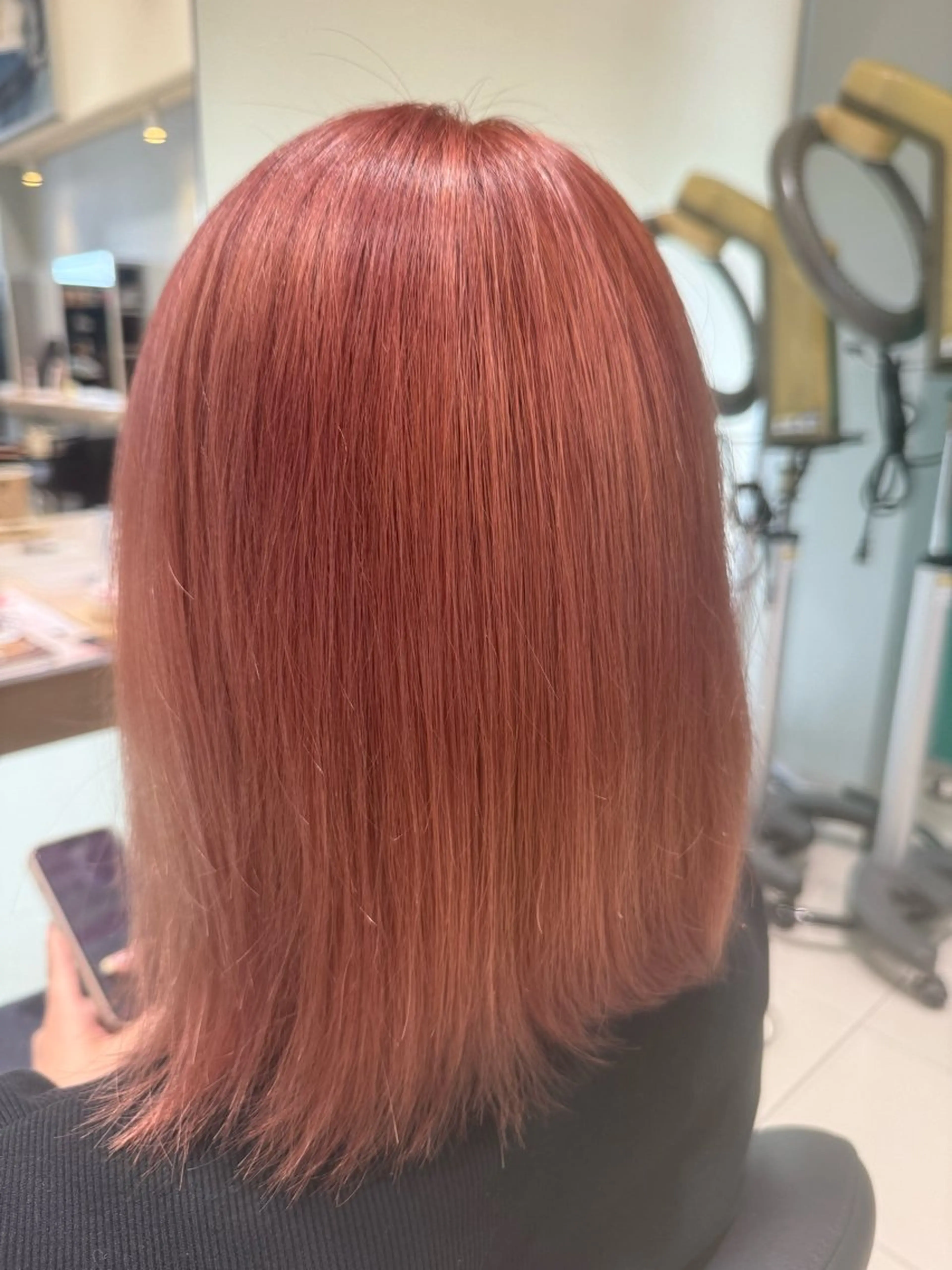 ミディアム ヘアカラー 作長 晃希のヘアスタイル