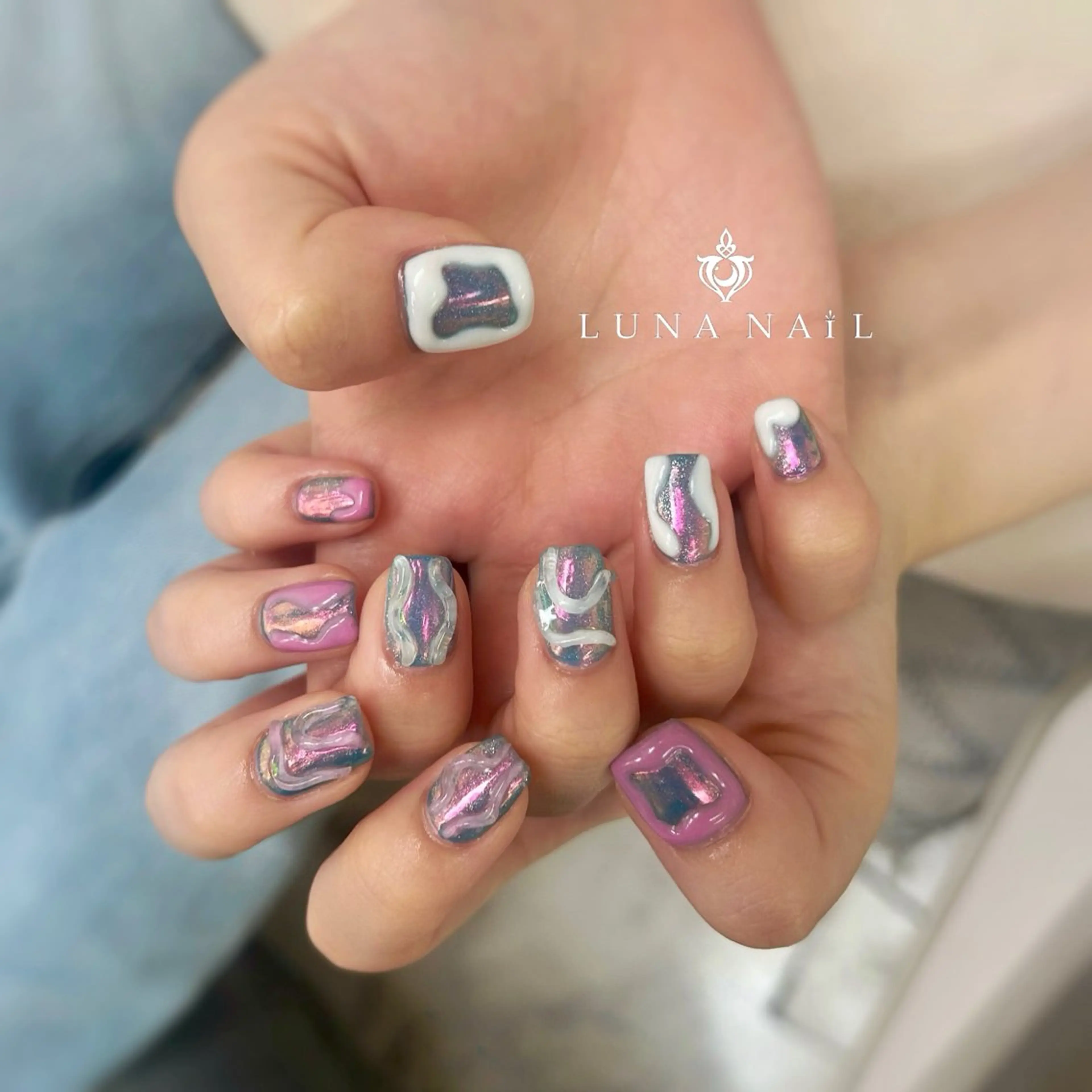 ネイル ハンドネイル アトリエ　ミモザ所属・いまむら あかりのネイルデザイン