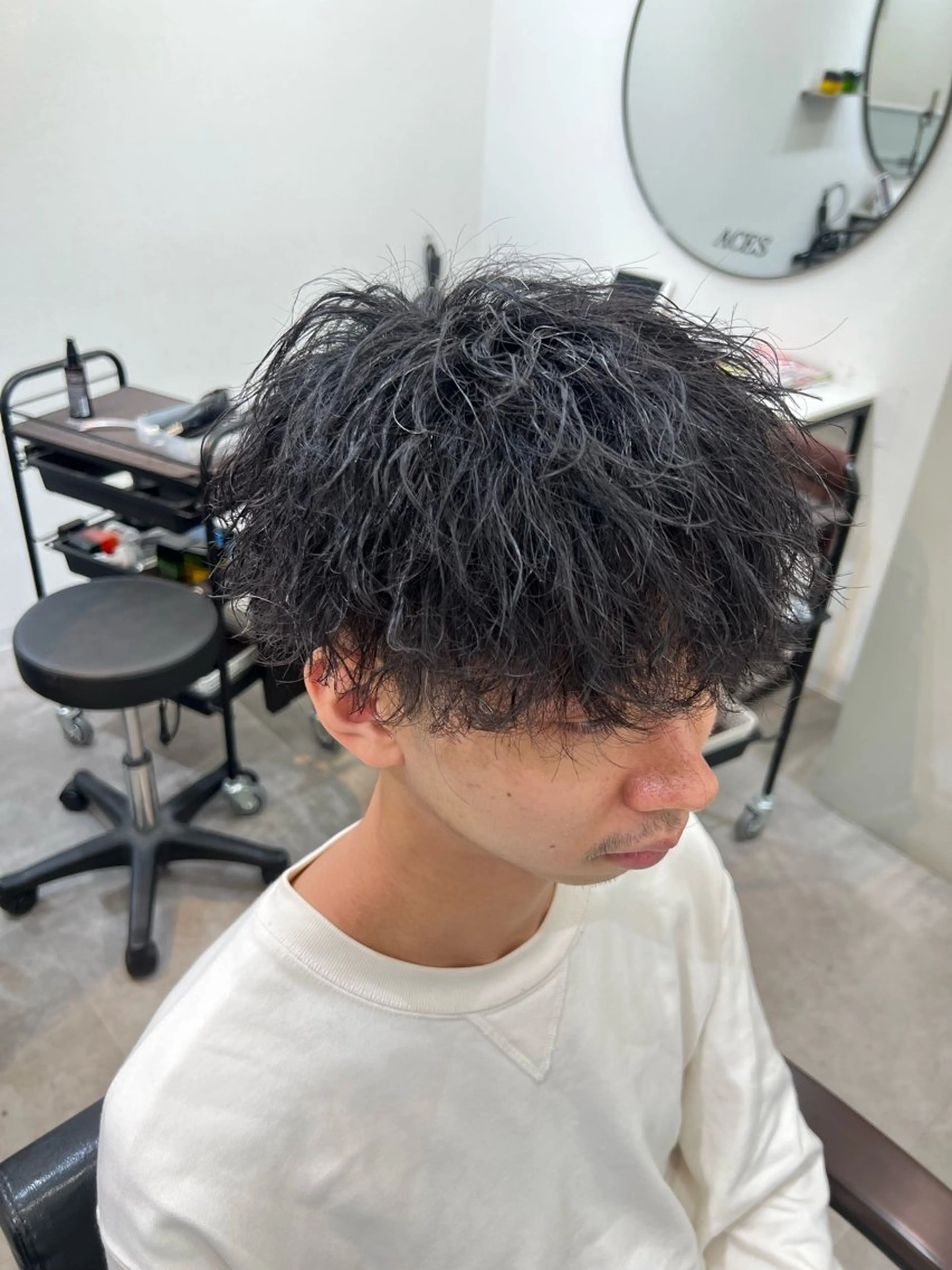 ショート パーマ メンズ メンズ/渋谷/パーマ /りおんのヘアスタイル