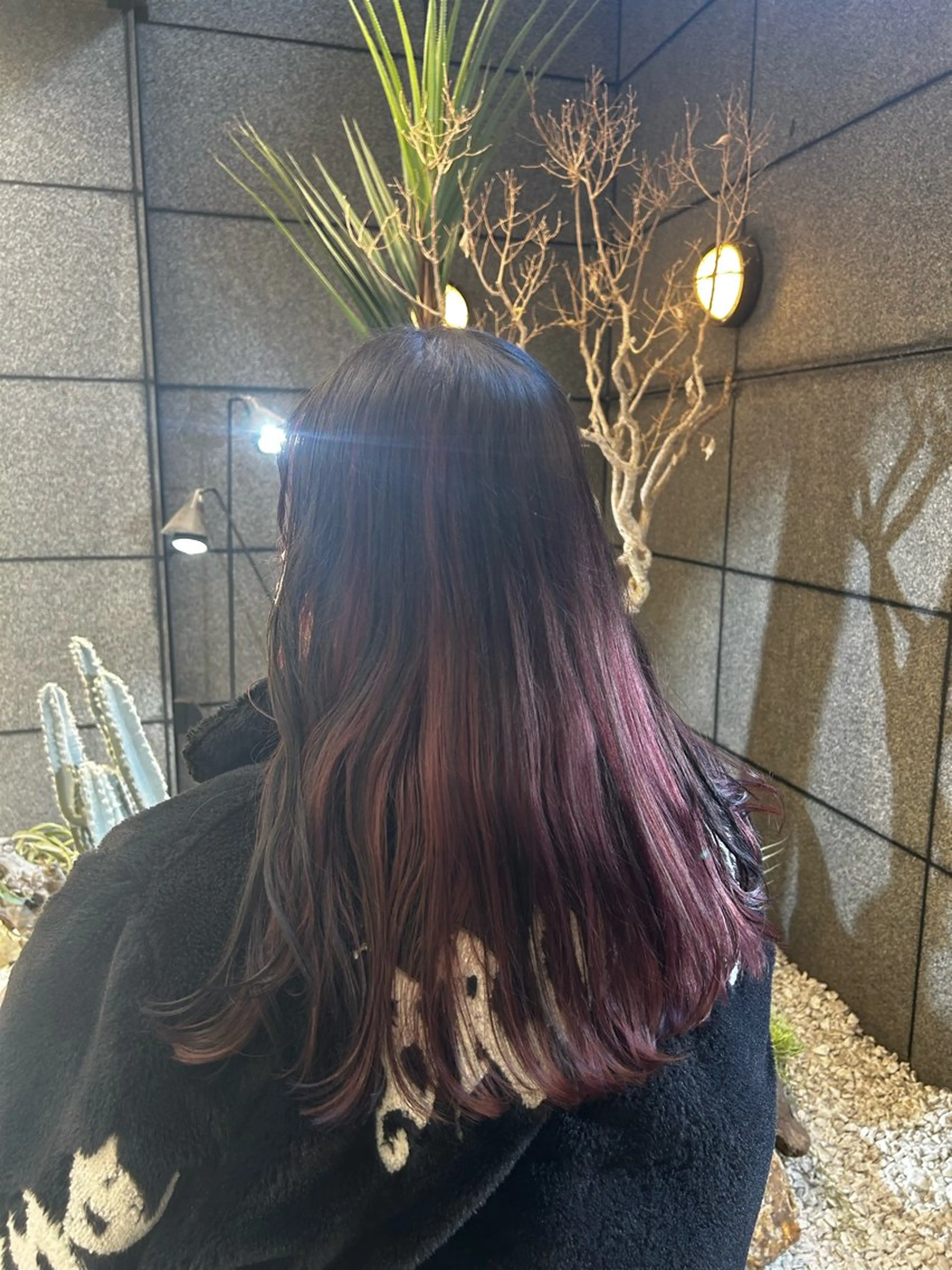 セミロング カラー インナーカラー ピンクカラー ꪆৎ垢抜け眉 ྀི ワカナ♩岐阜の眉毛・アイブロウイメージ