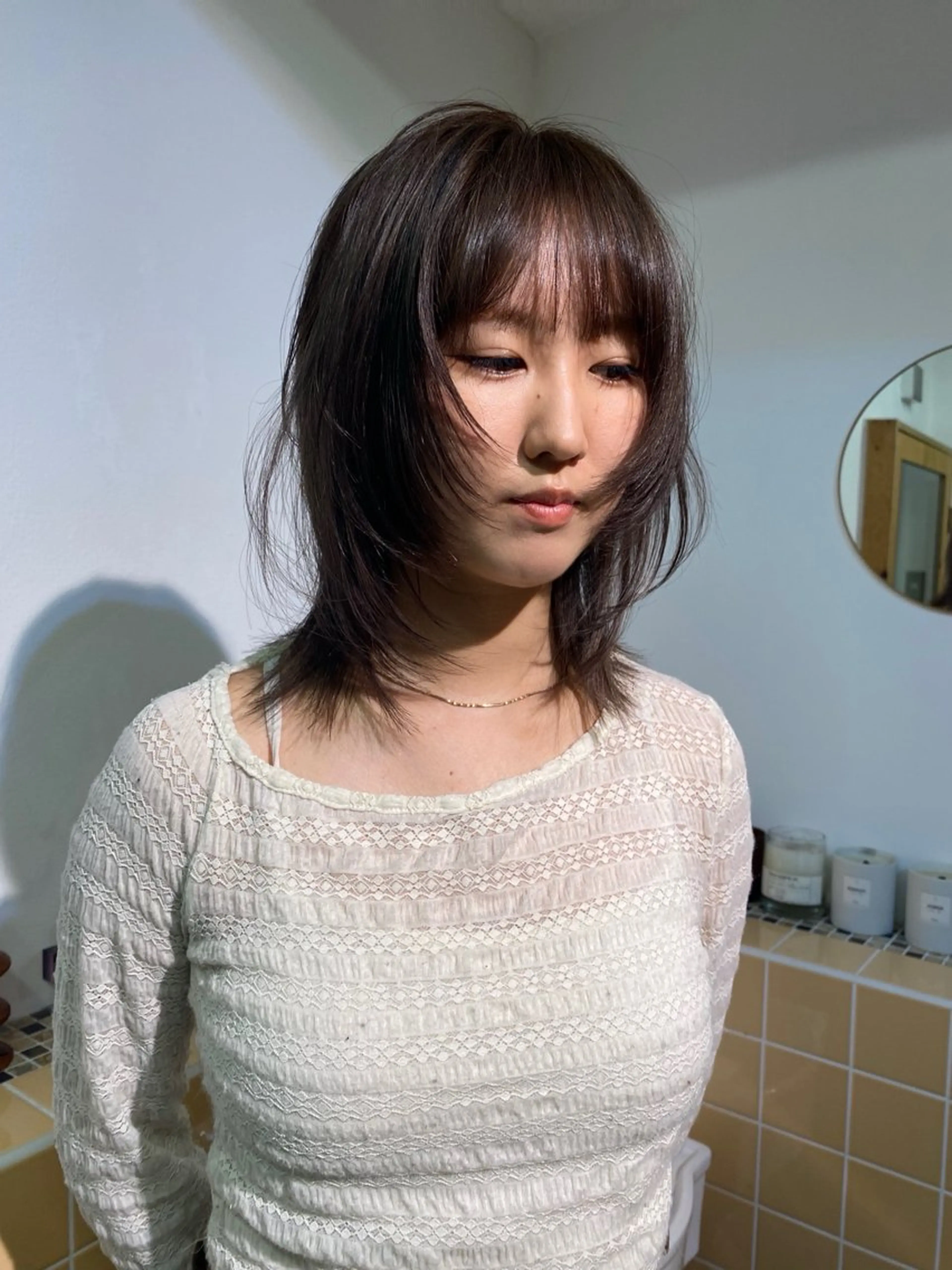 ミディアム カラー iroha/ n.w.h🎀のヘアスタイル