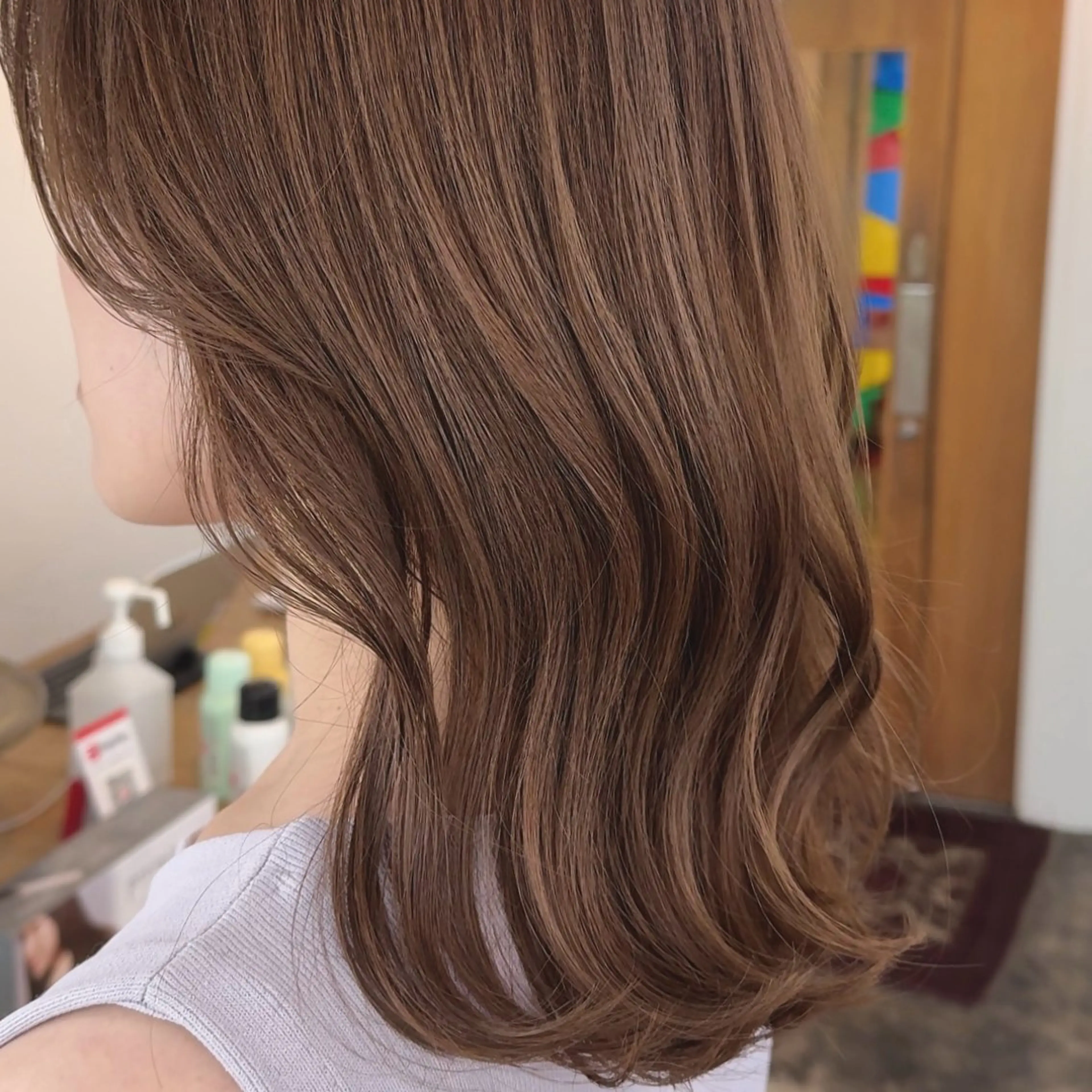 前髪カット＋透明感カラー＋うる艶4Stepトリートメント♡の写真