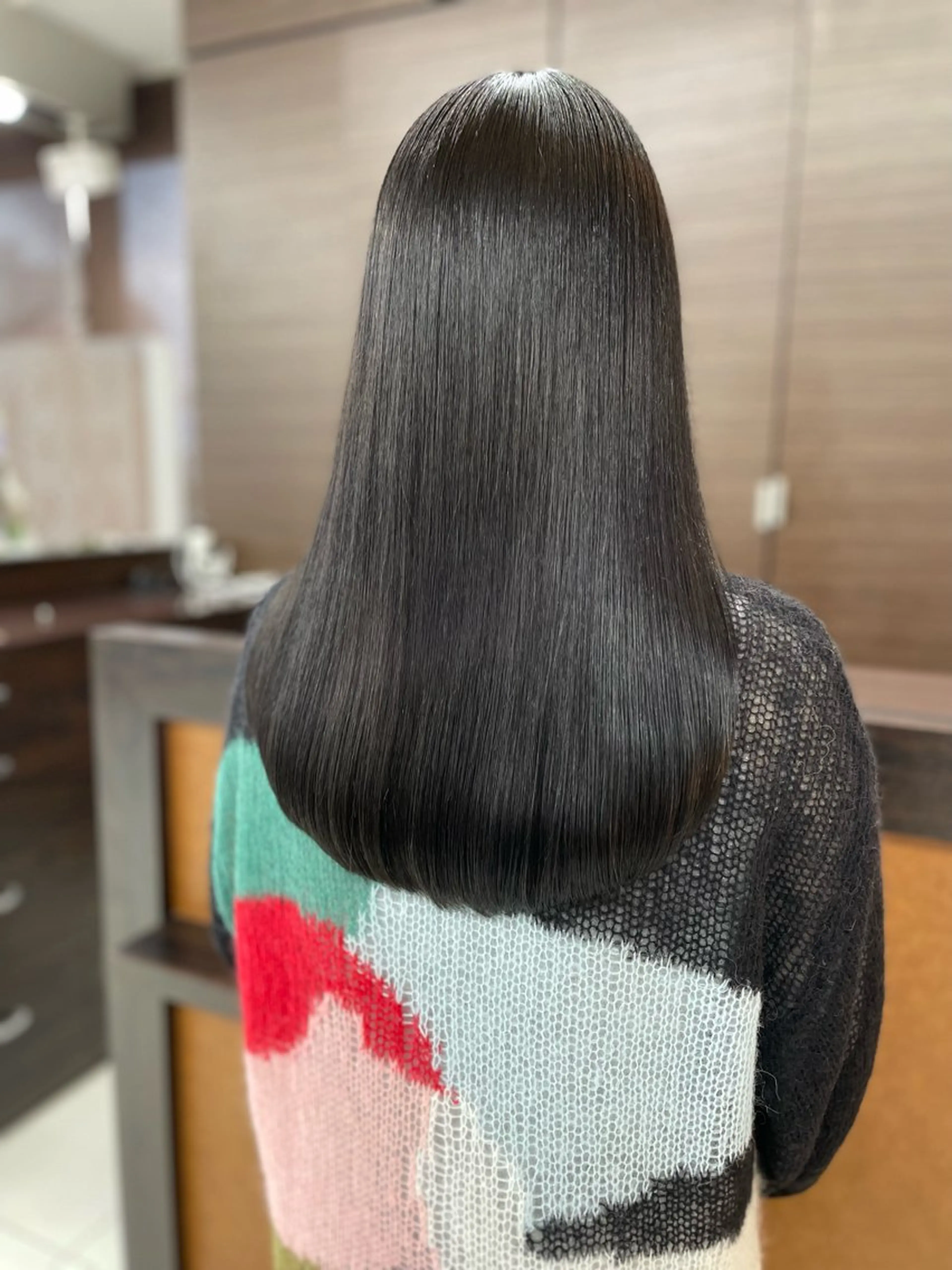 ミディアム 髪質改善 トリートメント 酸熱トリートメント 今井 勝也のヘアスタイル