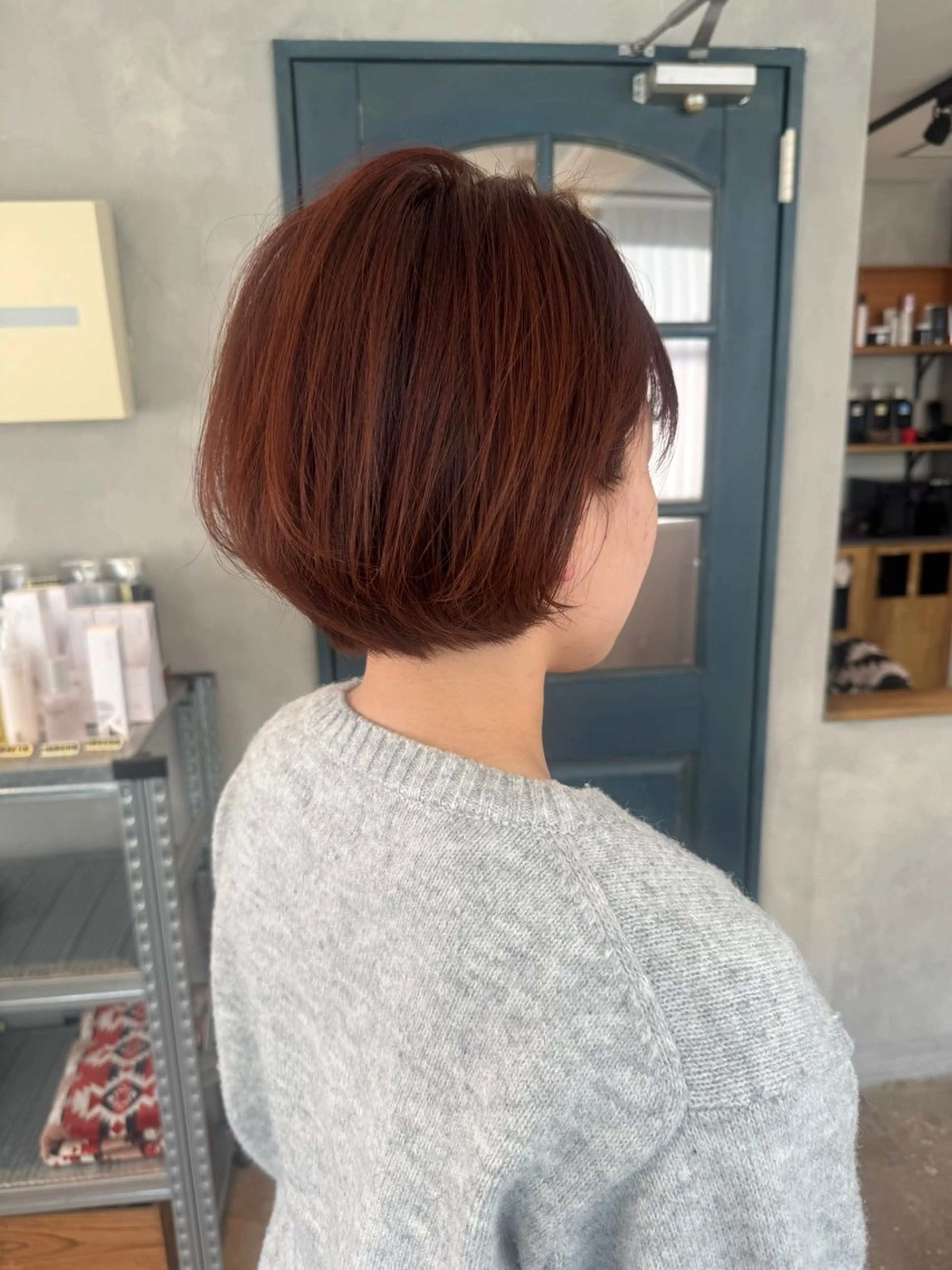 ショート ショートボブ ボブ ショートヘア カット ヘアカラー トリートメント 5Five所属・タカサキ ケイタのヘアスタイル