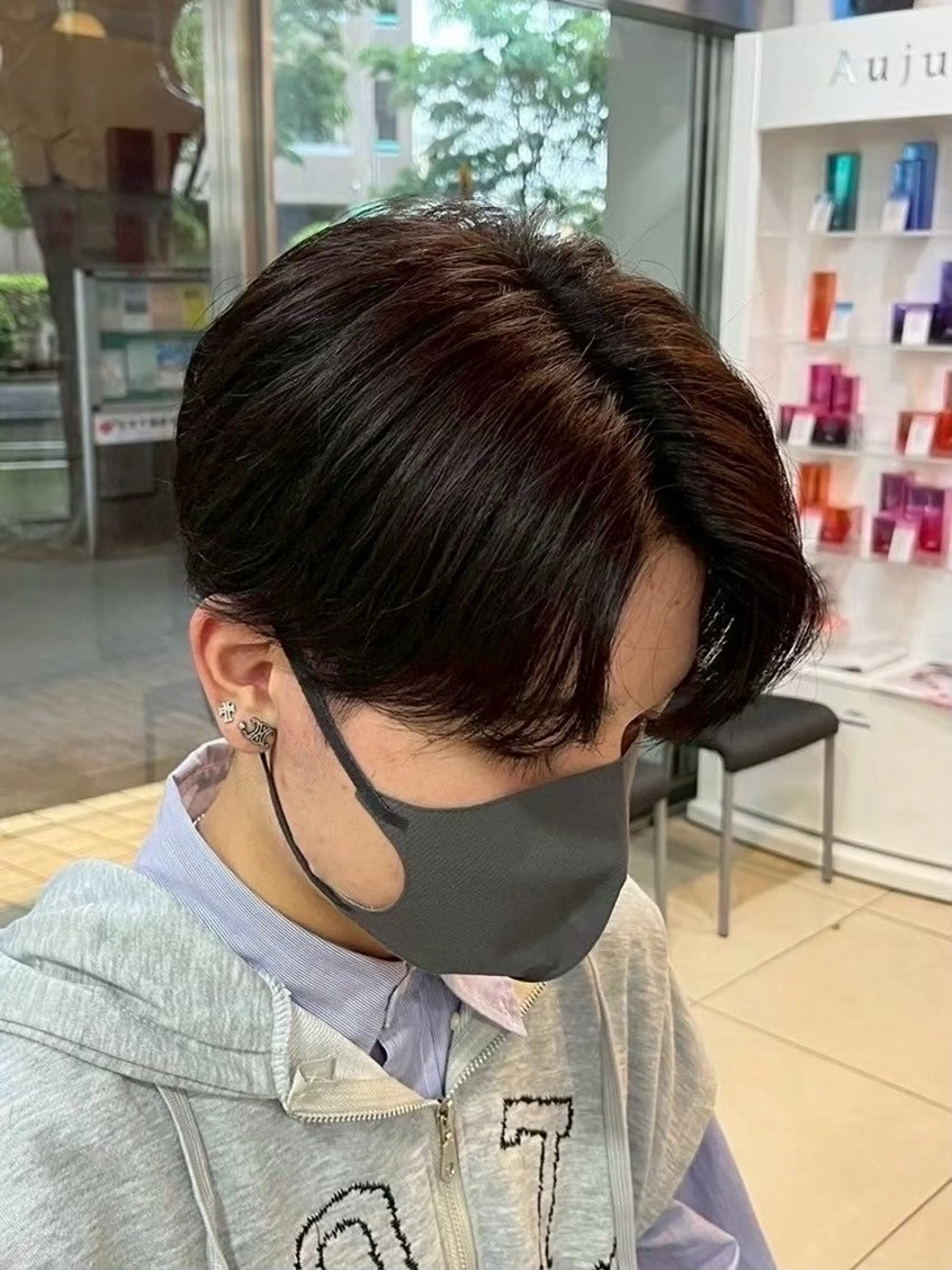 メンズ カット、カラーモデル 募集中のヘアスタイル