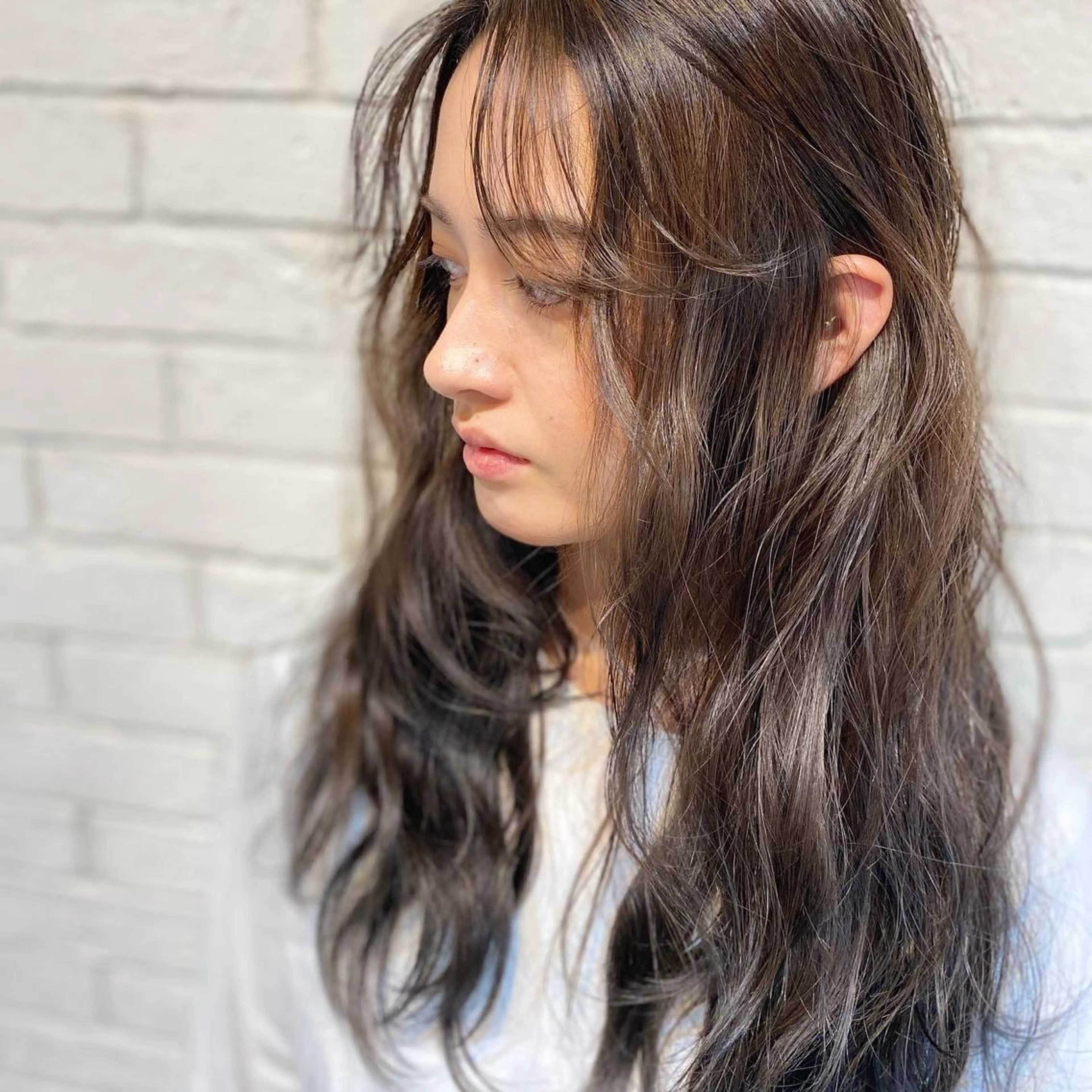 ロング カラー ヨシダ フミノリのヘアスタイル