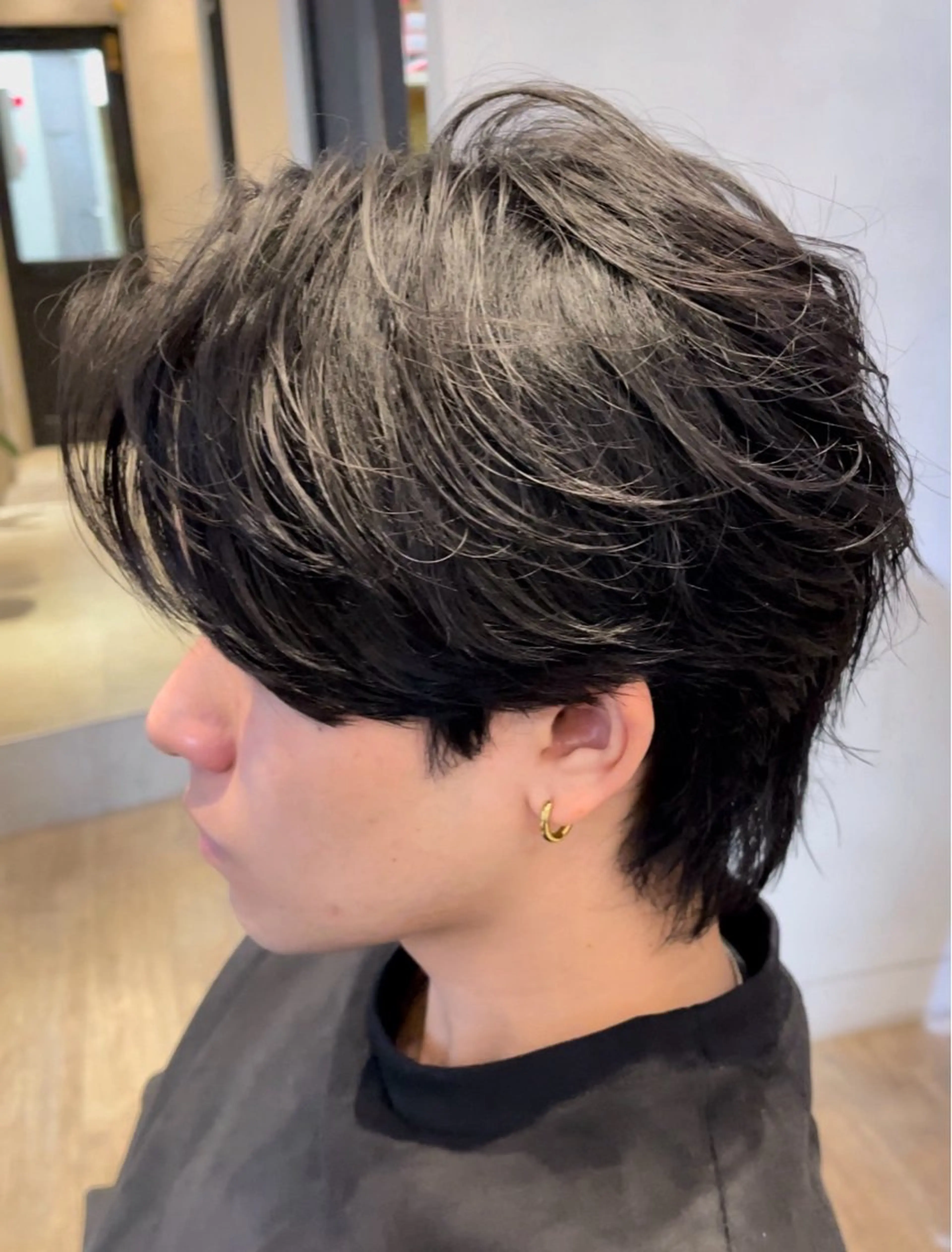 ショート パーマ メンズ ビジネス フェードカット メンズ韓国風 マッシュ メンズパーマ カット パーマ トリートメント ヘアセット 新宿メンズ専門 モテ清潔感パーマ特化のヘアスタイル