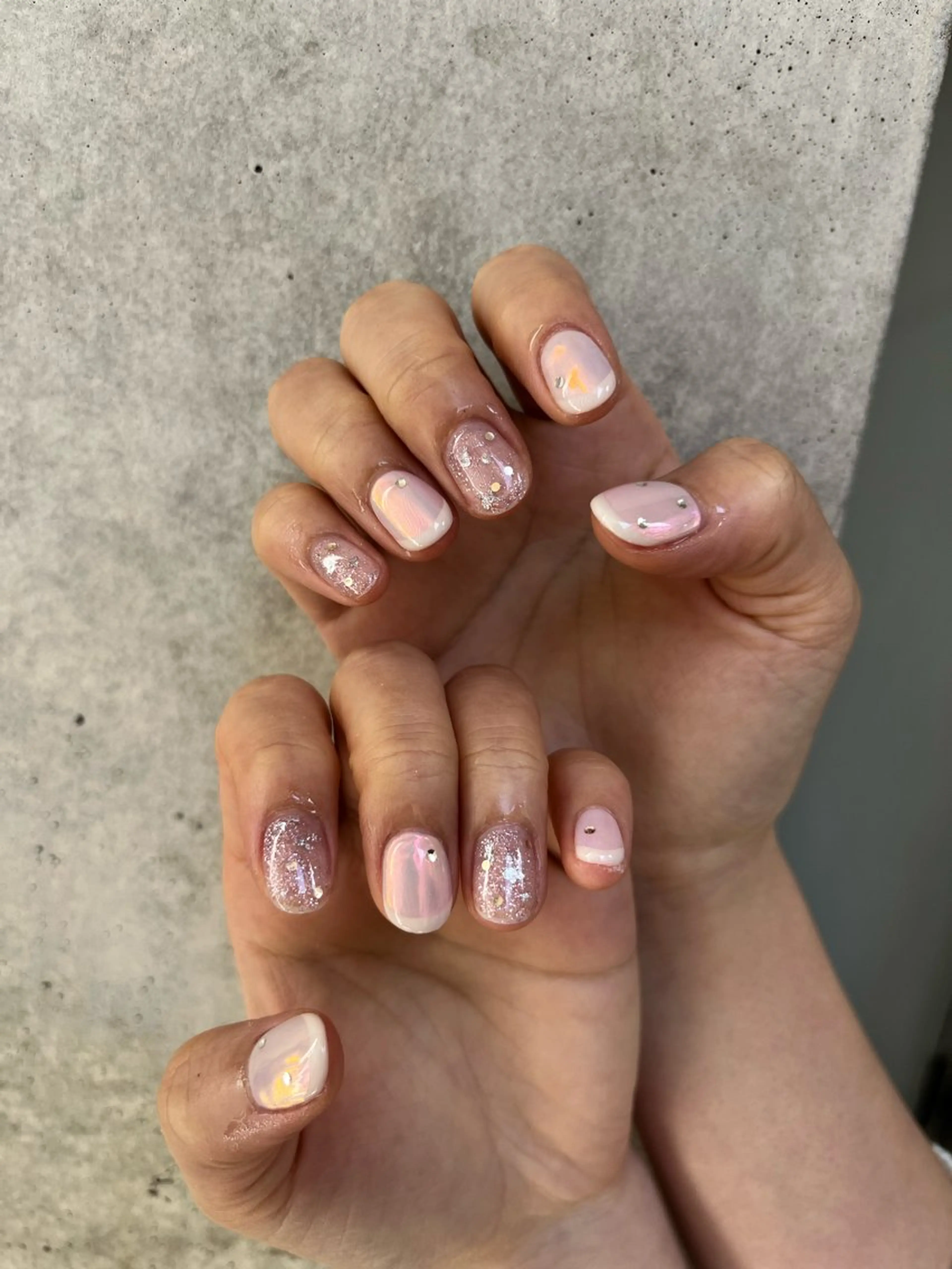 ネイル ピンク ハンドネイル mitsuki / Manonのネイルデザイン