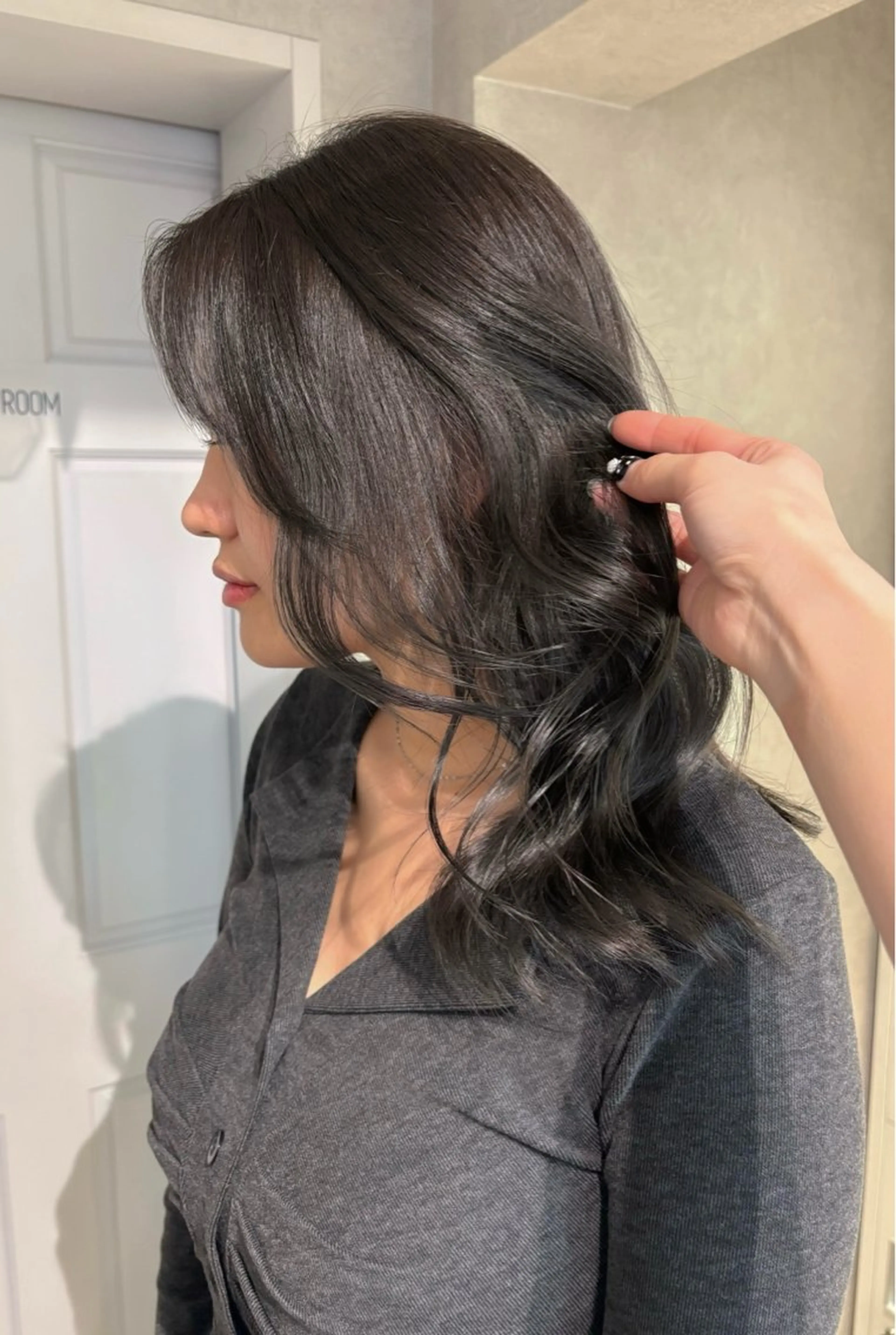 ミディアム ヘアカラー 透明感モテスタイル 💞SHIORI💞のヘアスタイル