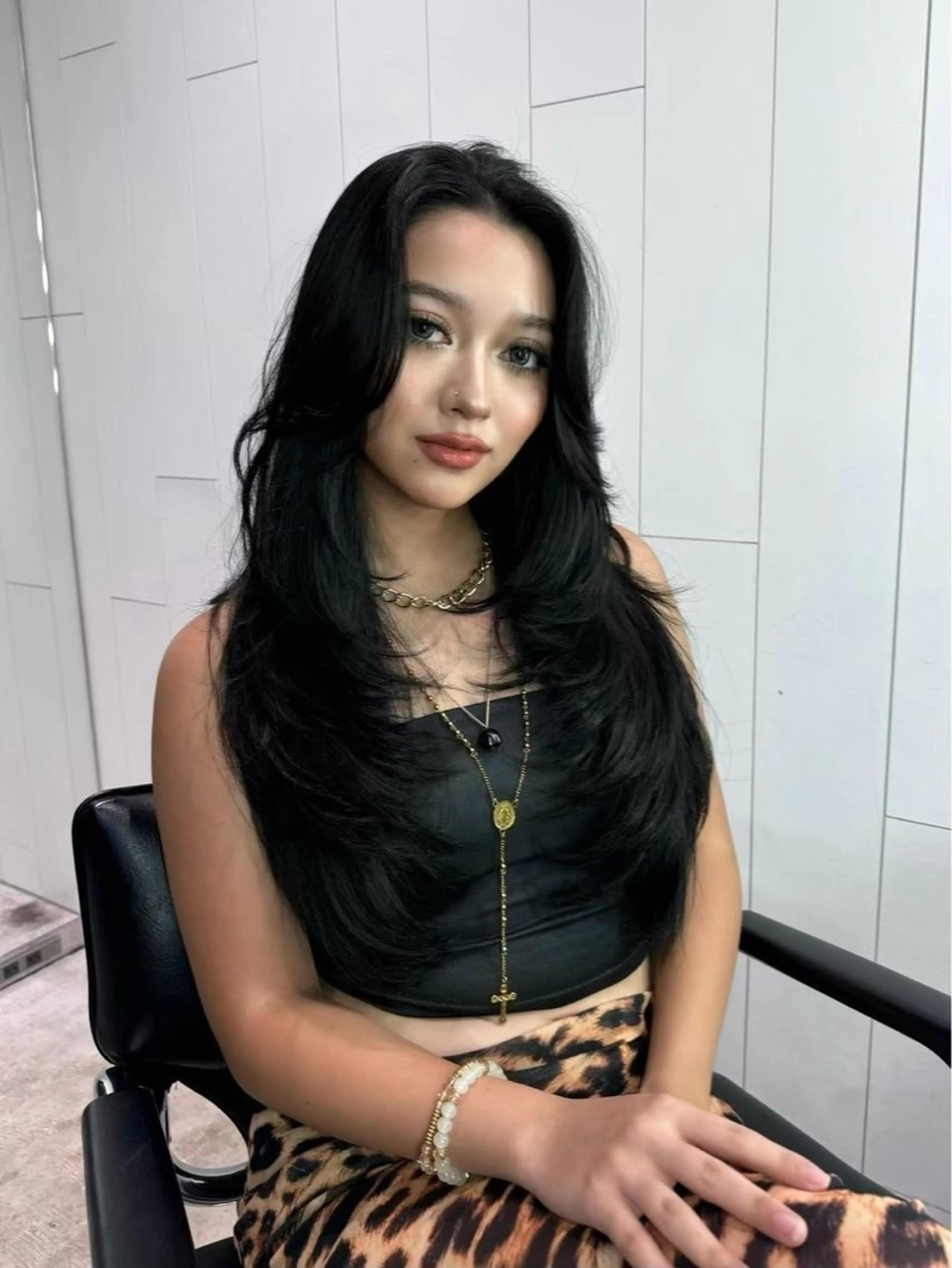 ロング カット トリートメント 🖤エクステ/ハイト ーン/KANNA🖤のヘアスタイル