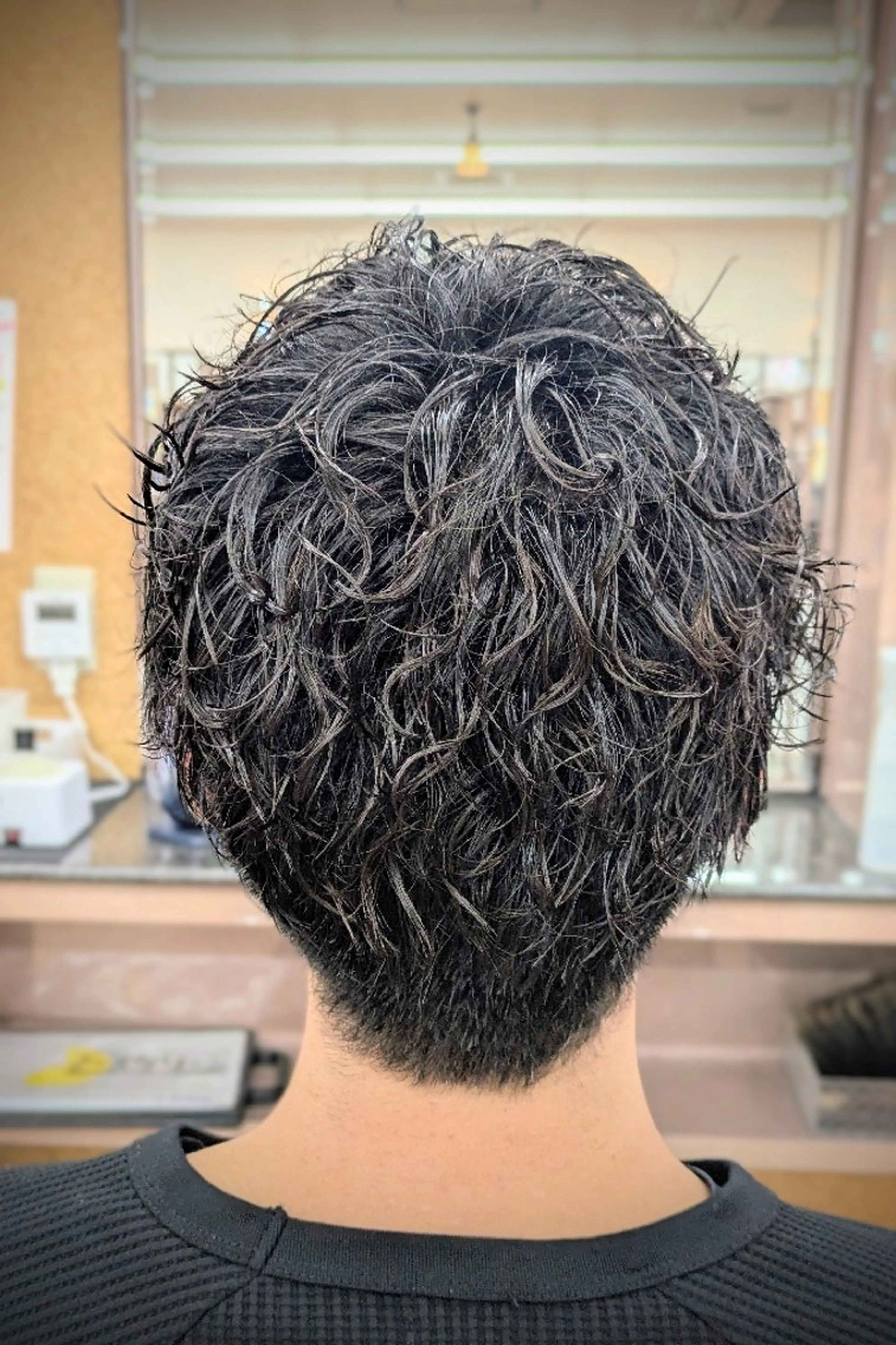 ショート パーマ 理容プラージュ燕三条 福井のヘアスタイル