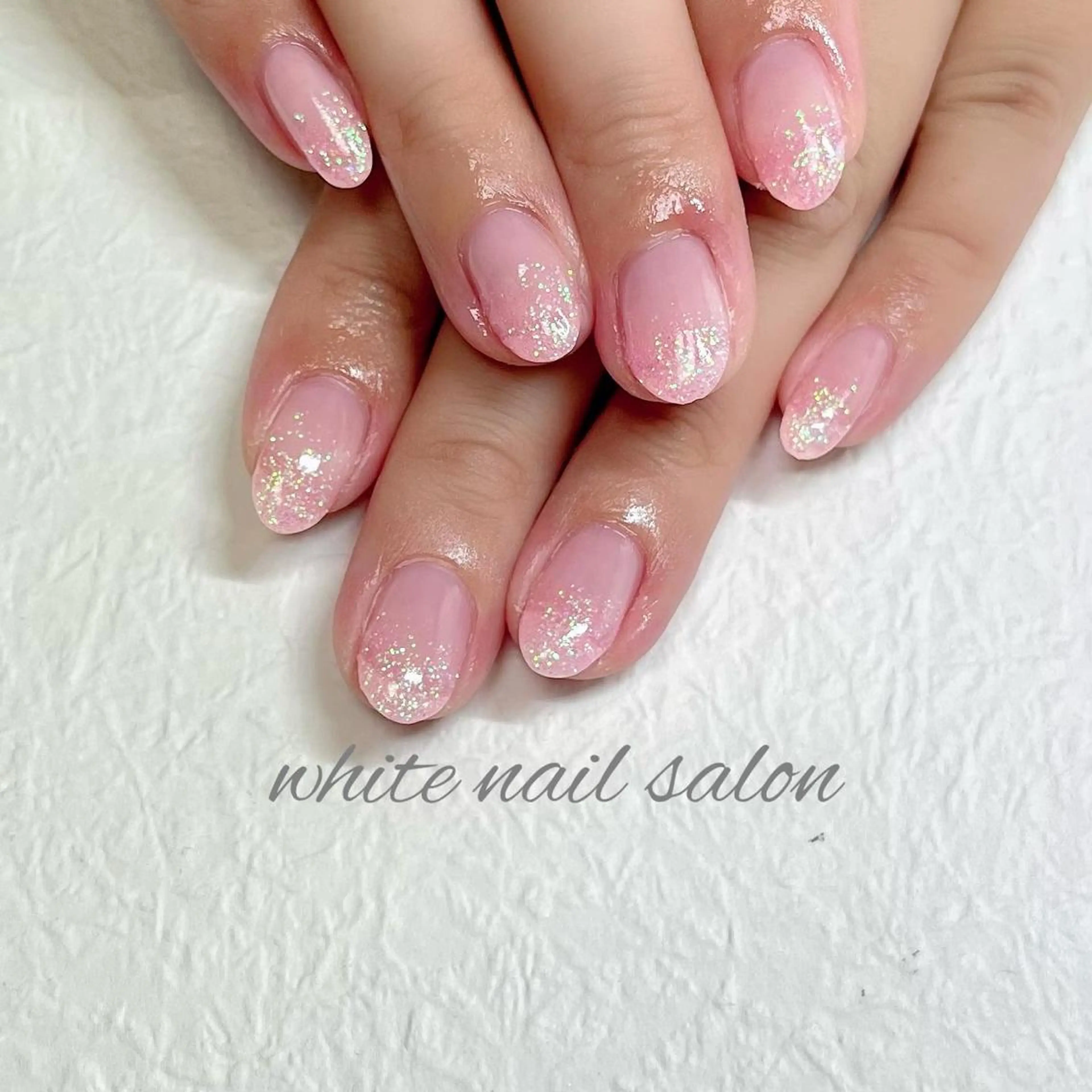 ネイル フットネイル ジェルネイル ハードジェル ラメ(グリッター) 持ち込み white nail salonのネイルデザイン