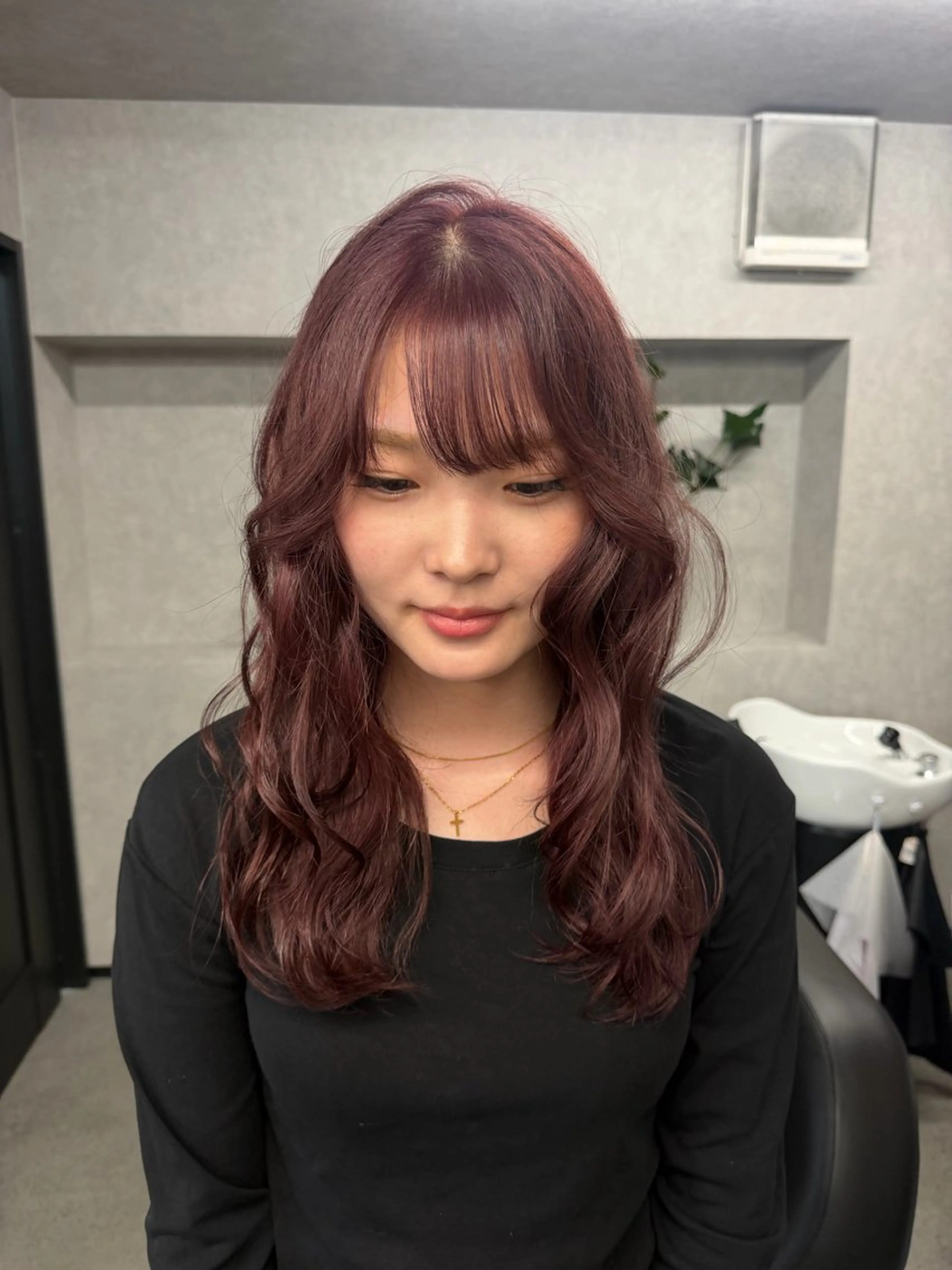カラー ブリーチ ピンクカラー ヘアカラー アヤカ （AYAKA）のヘアスタイル