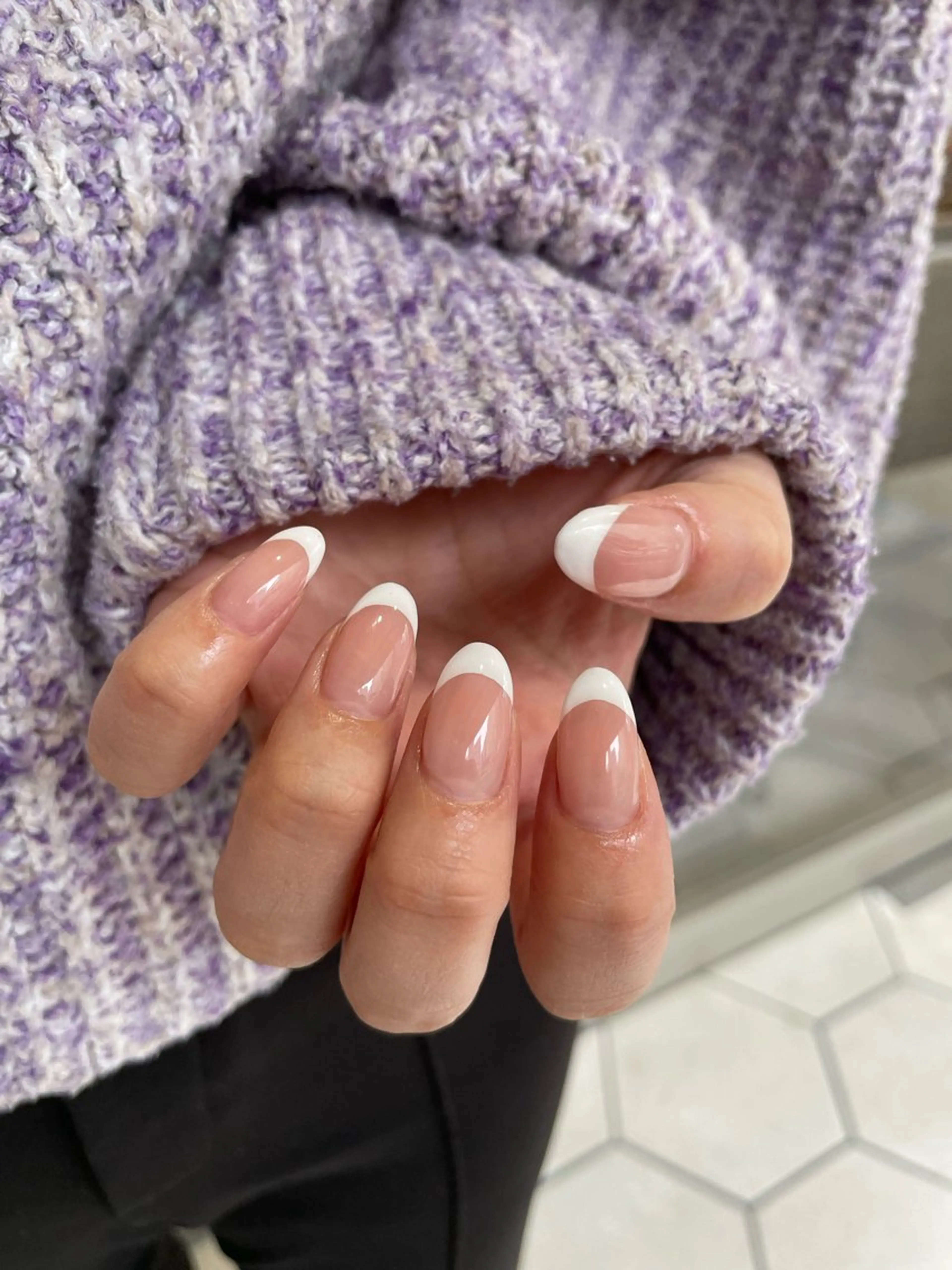 ネイル フレンチネイル ハンドネイル Rommy suiのネイルデザイン