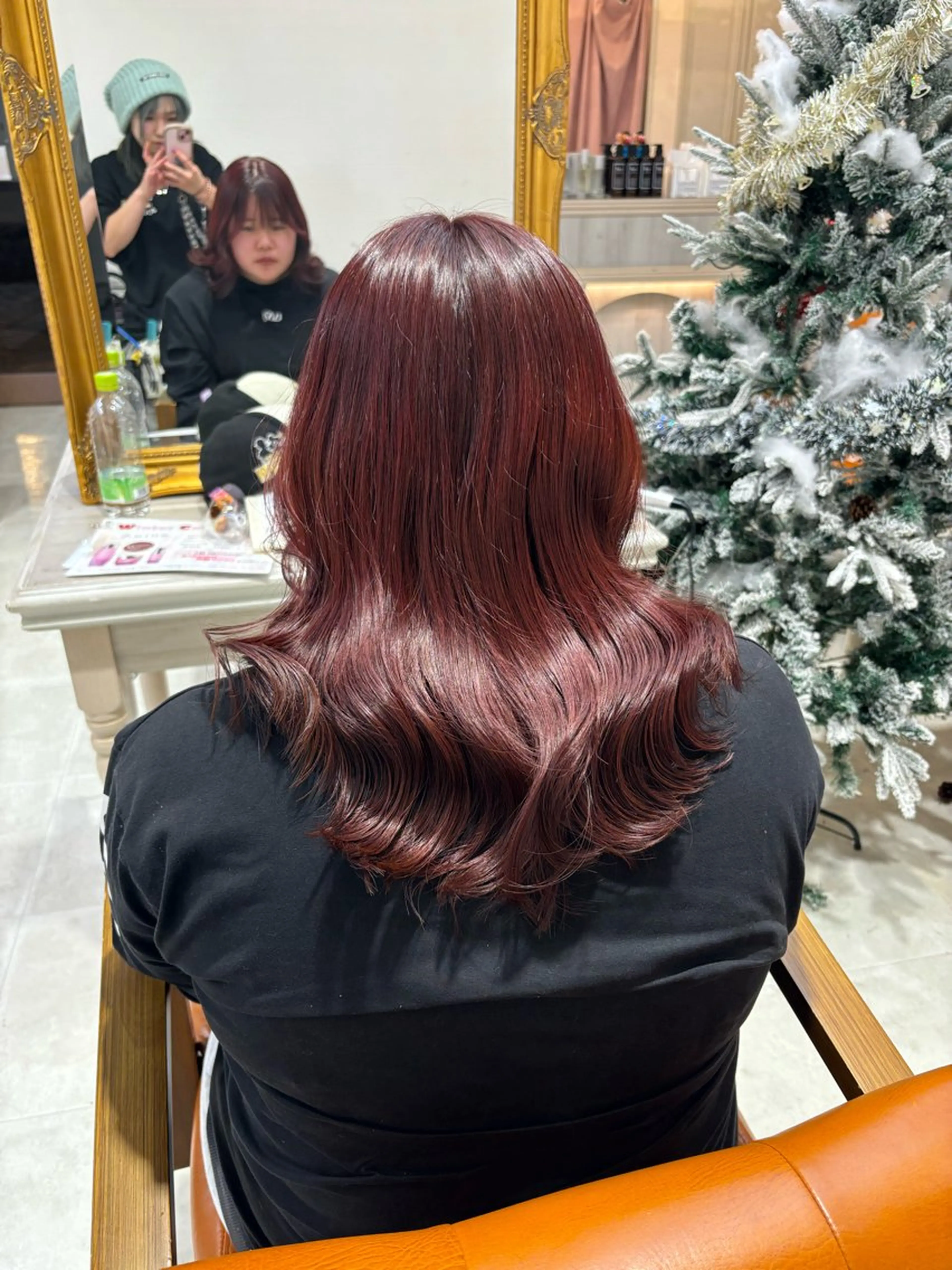セミロング カラー ヘアアレンジ レッドカラー トリートメント カット ヘアカラー トリートメント 🌷艶髪/髪質改善/ 松村きさら🌷のヘアスタイル