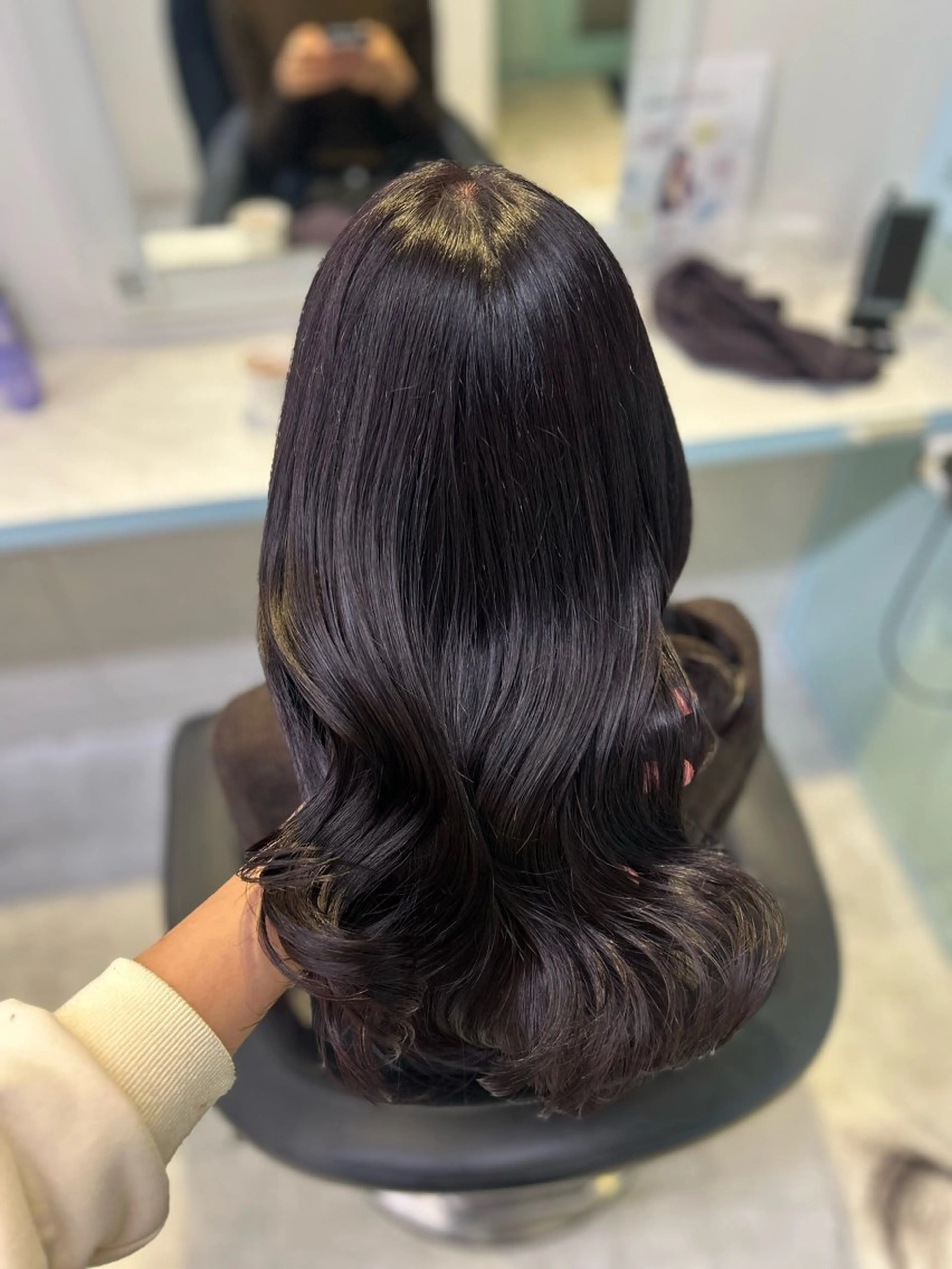 ロング ヘアカラー 🥀艶髪/似合わせ 暖色/まな🥀のヘアスタイル