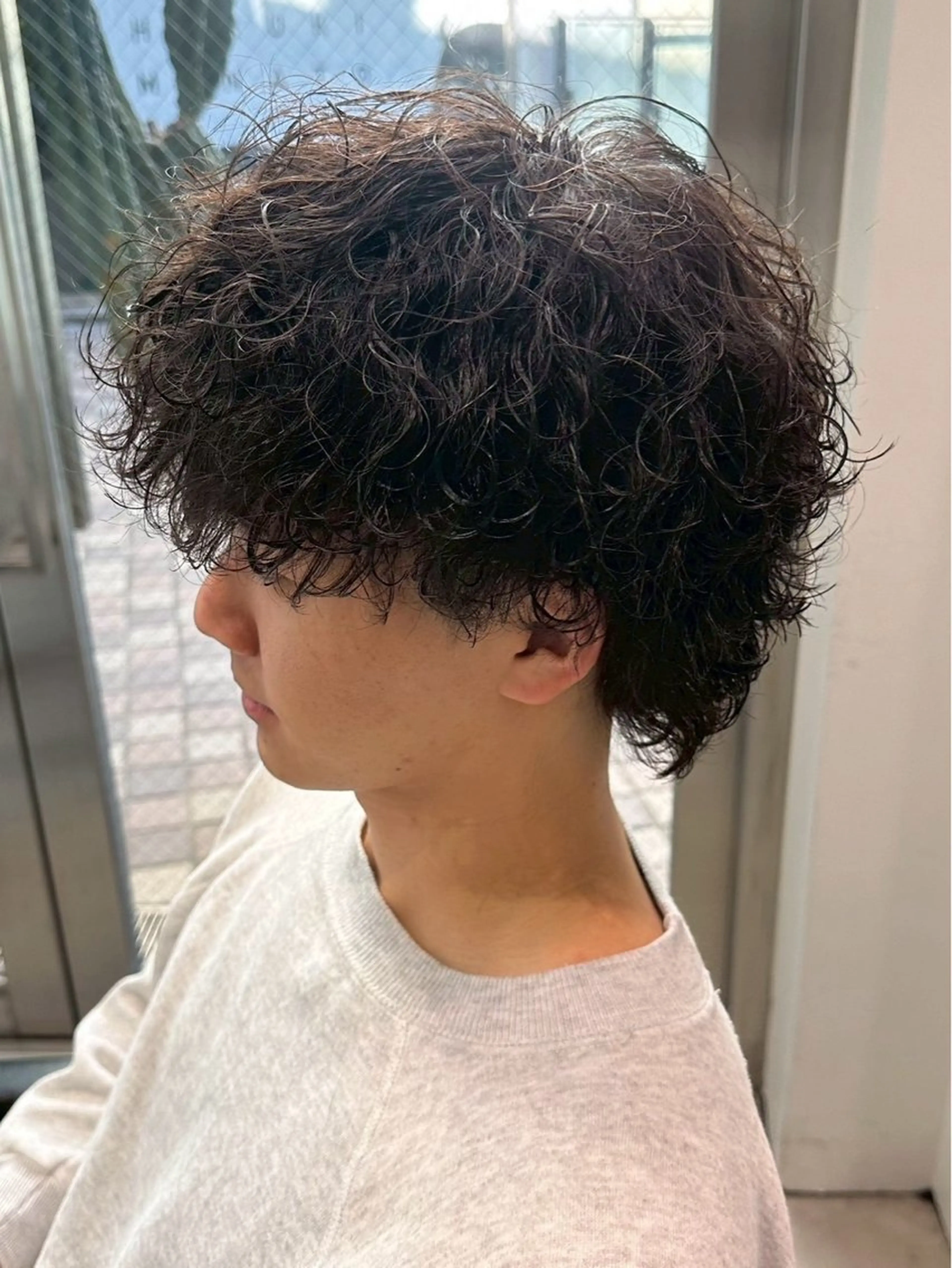 パーマ メンズ レディース／メンズ パーマ特化／内山遥斗のヘアスタイル