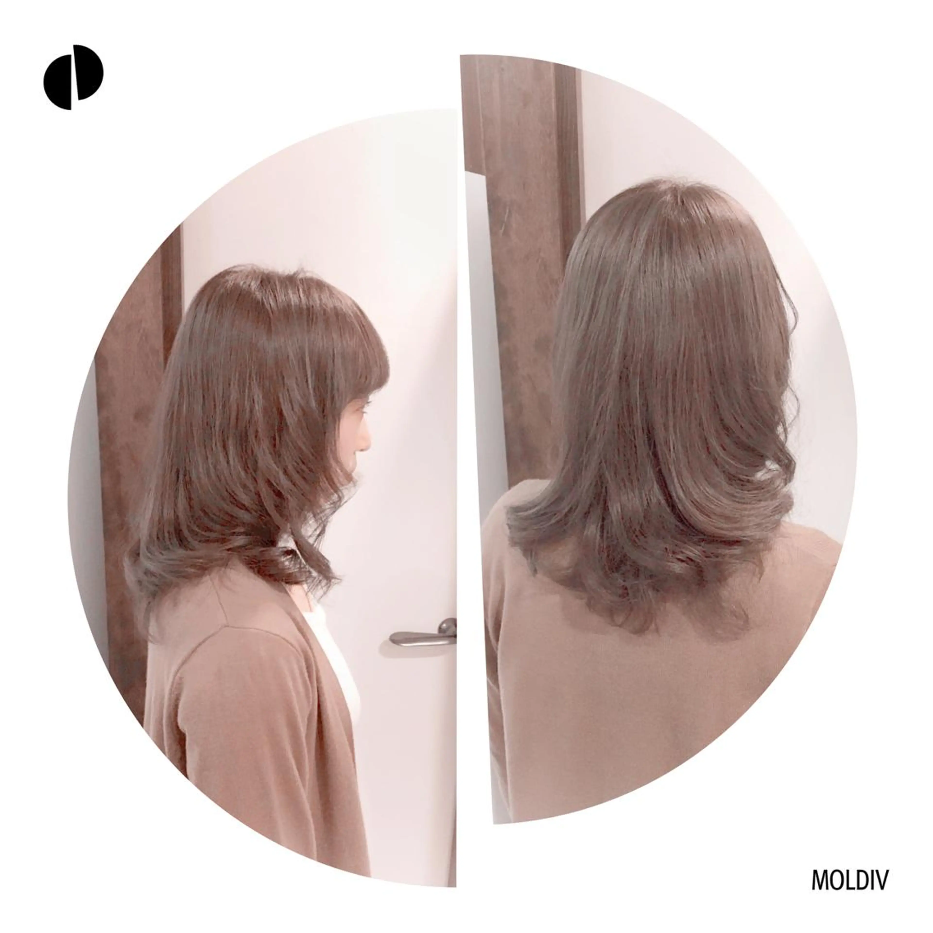 ミディアム セミロング カラー ✨縮毛矯正✨髪質改善 ナカシマ ユミのヘアスタイル