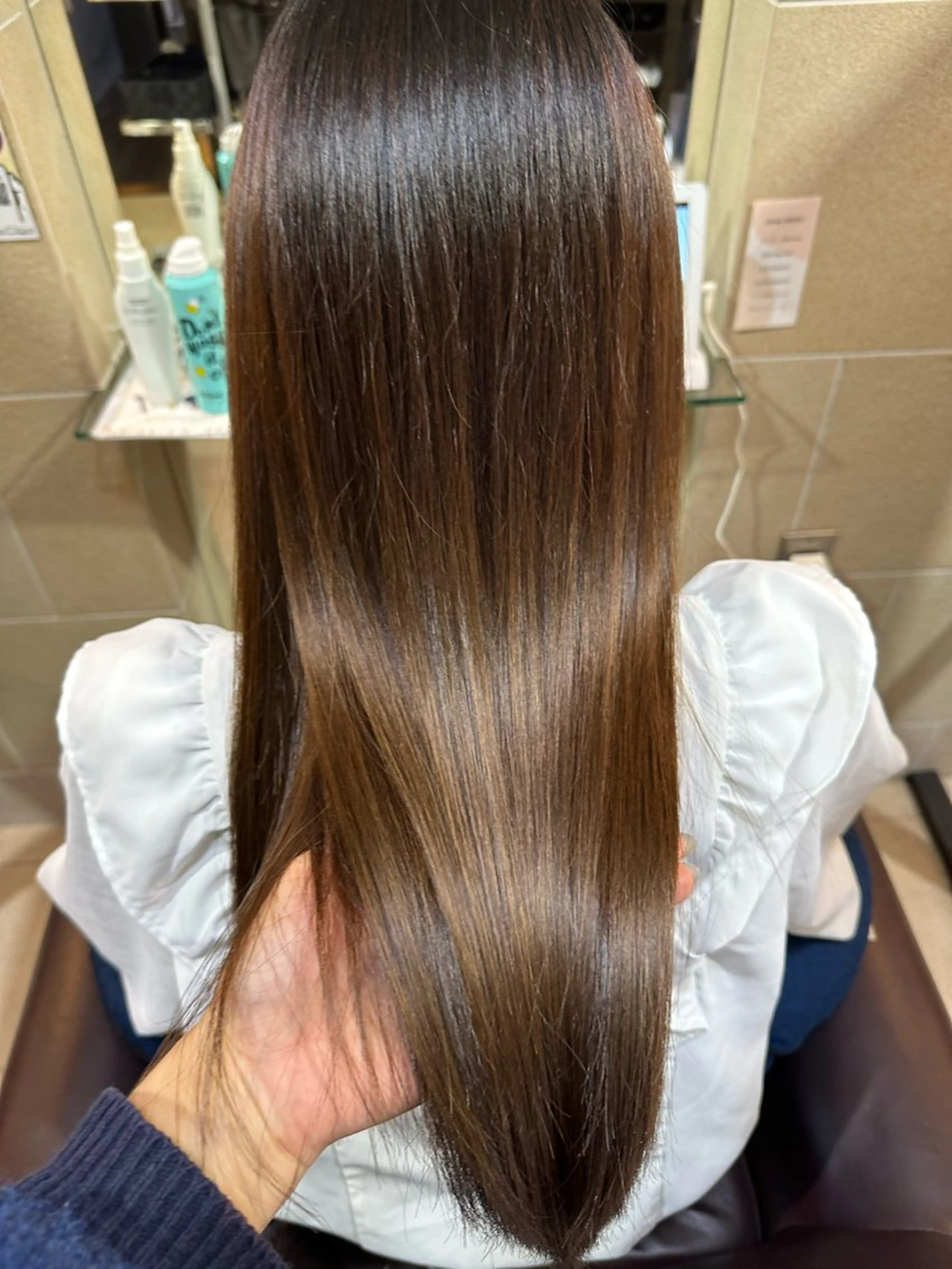 セミロング カラー SAKURA✨ ショート/ボブのヘアスタイル