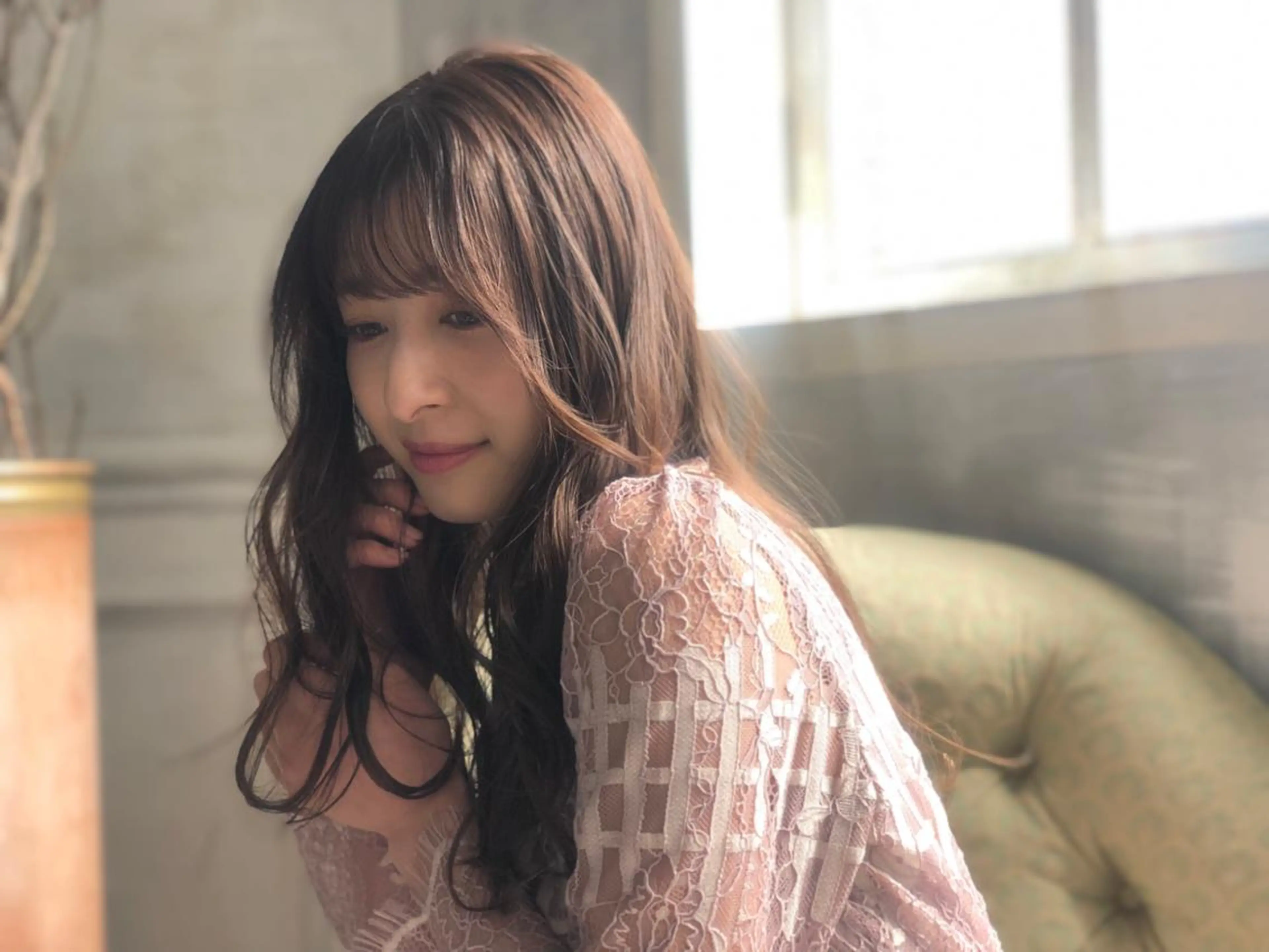 ロング 貴方に似合うを見つけ ます🌱市川リョウカのヘアスタイル