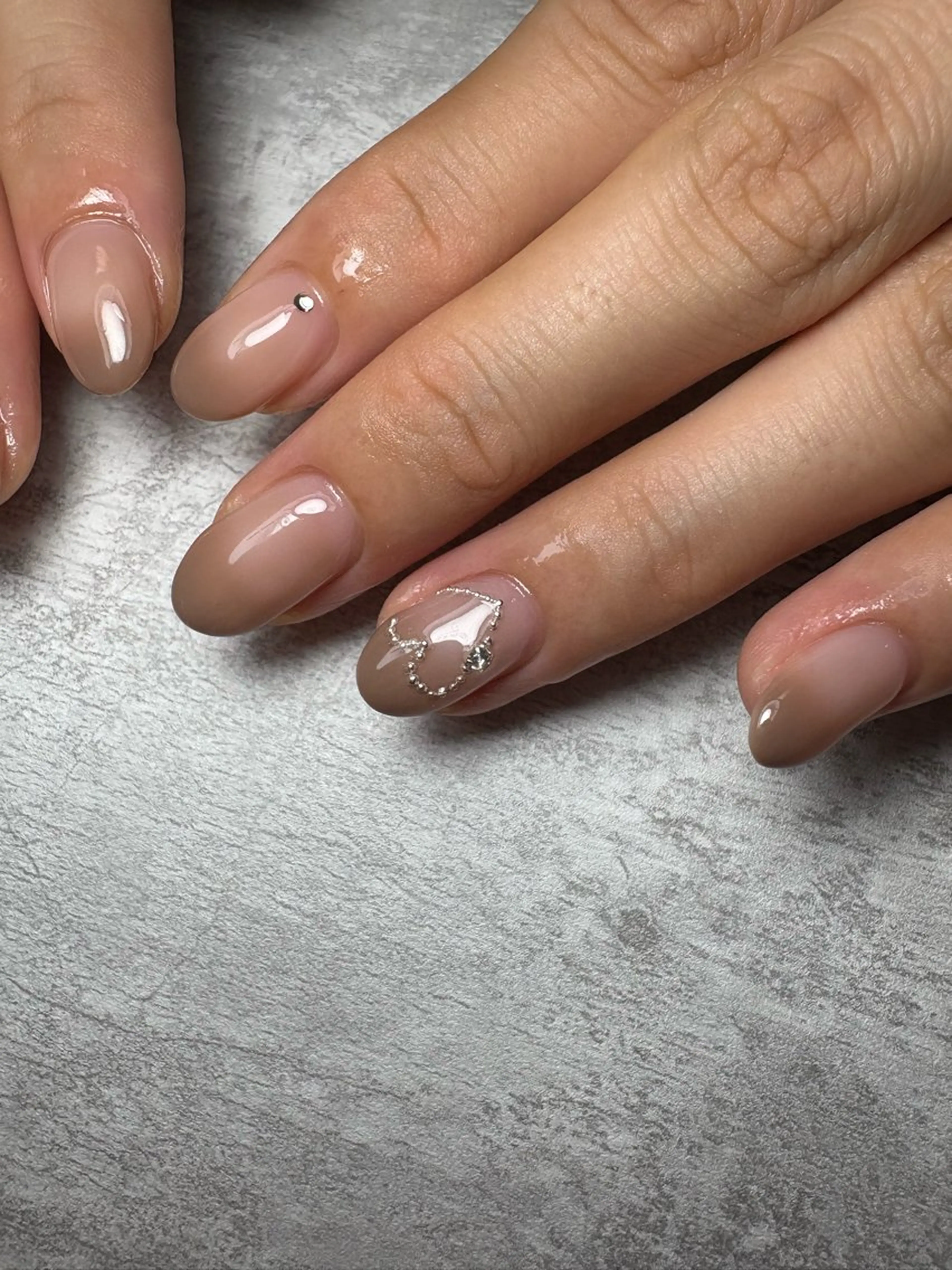 ネイル グラデーション ハート 持ち込み BEAUTY GARDEN 【nail salon unseul】所属・nana .のネイルデザイン