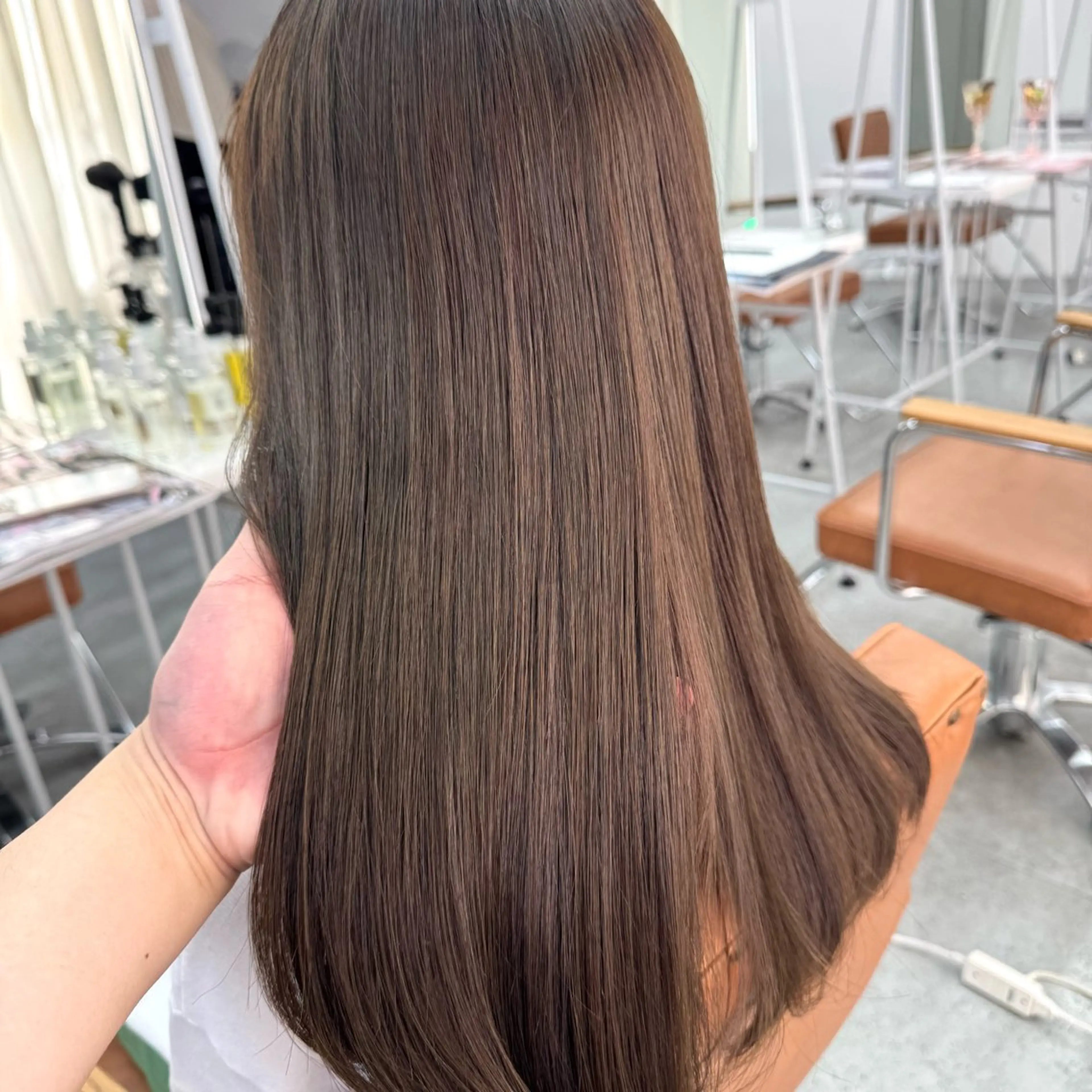 ロング カラー ヘアアレンジ ヘアカラー ブリーチなしカラー /新百合ヶ丘/安形翔のヘアスタイル