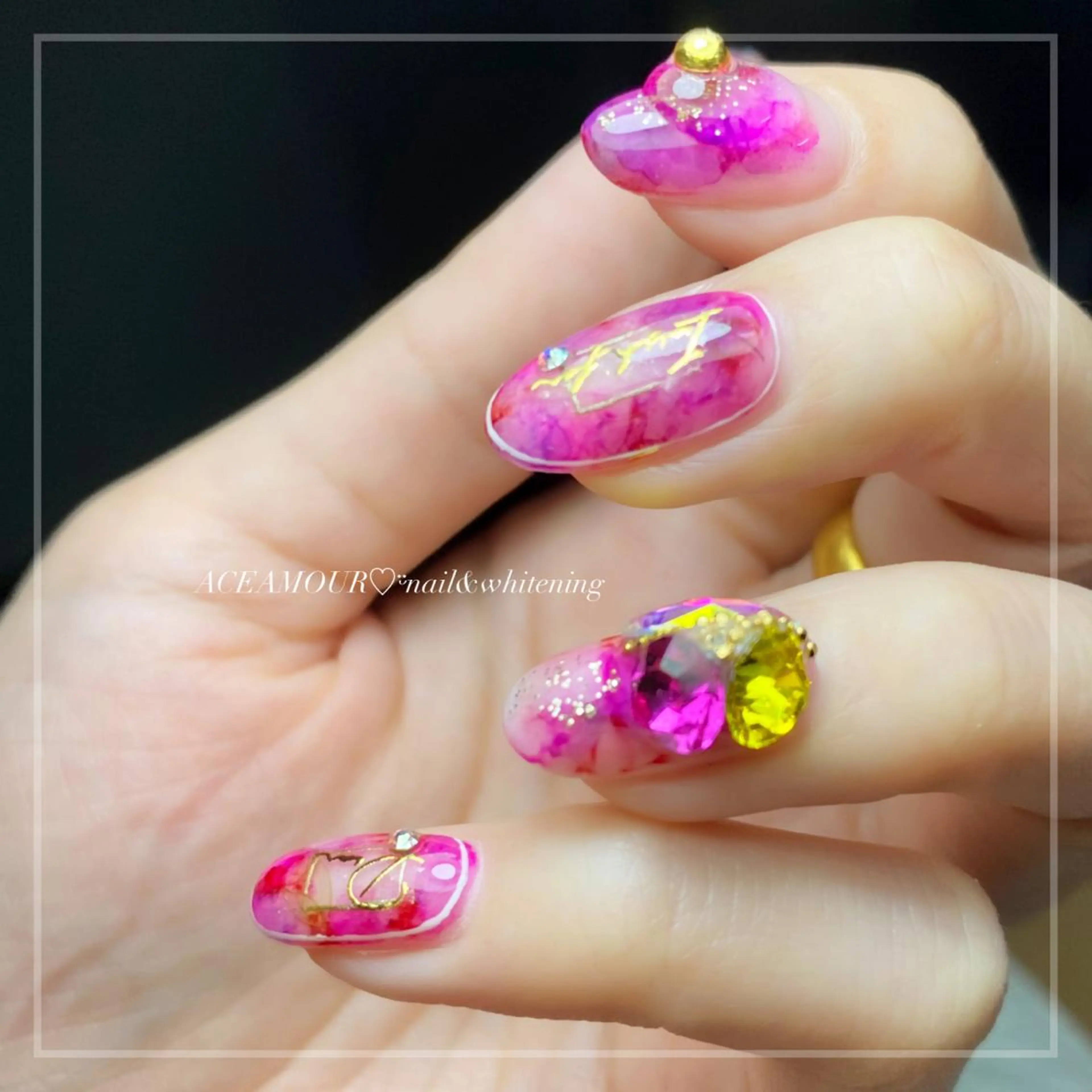 ネイル ネイル/耳つぼ /新ホワイトニングのネイルデザイン