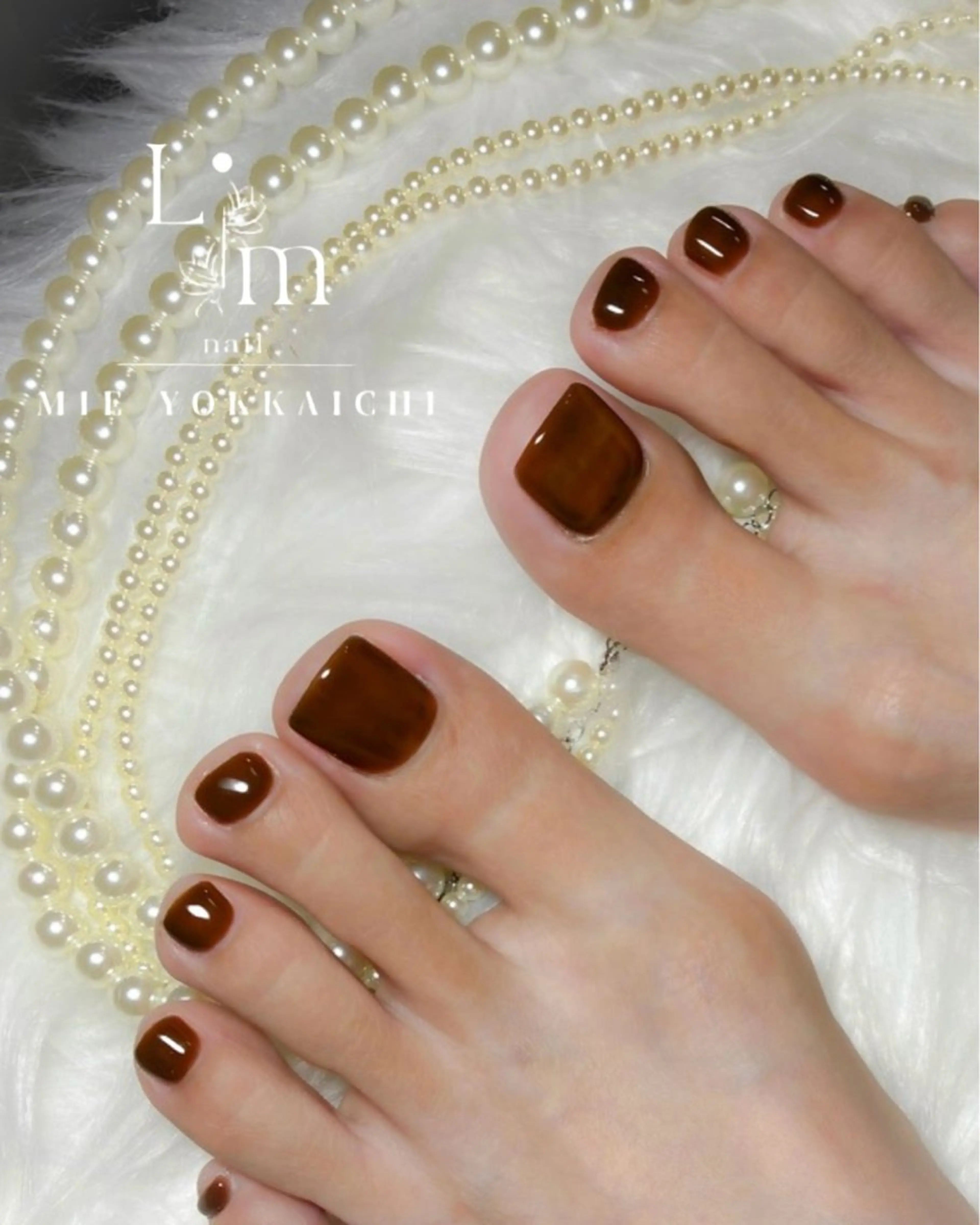 ネイル フットネイル ジェルネイル ネイルチップ Li.m nail リム ネイルのネイルデザイン