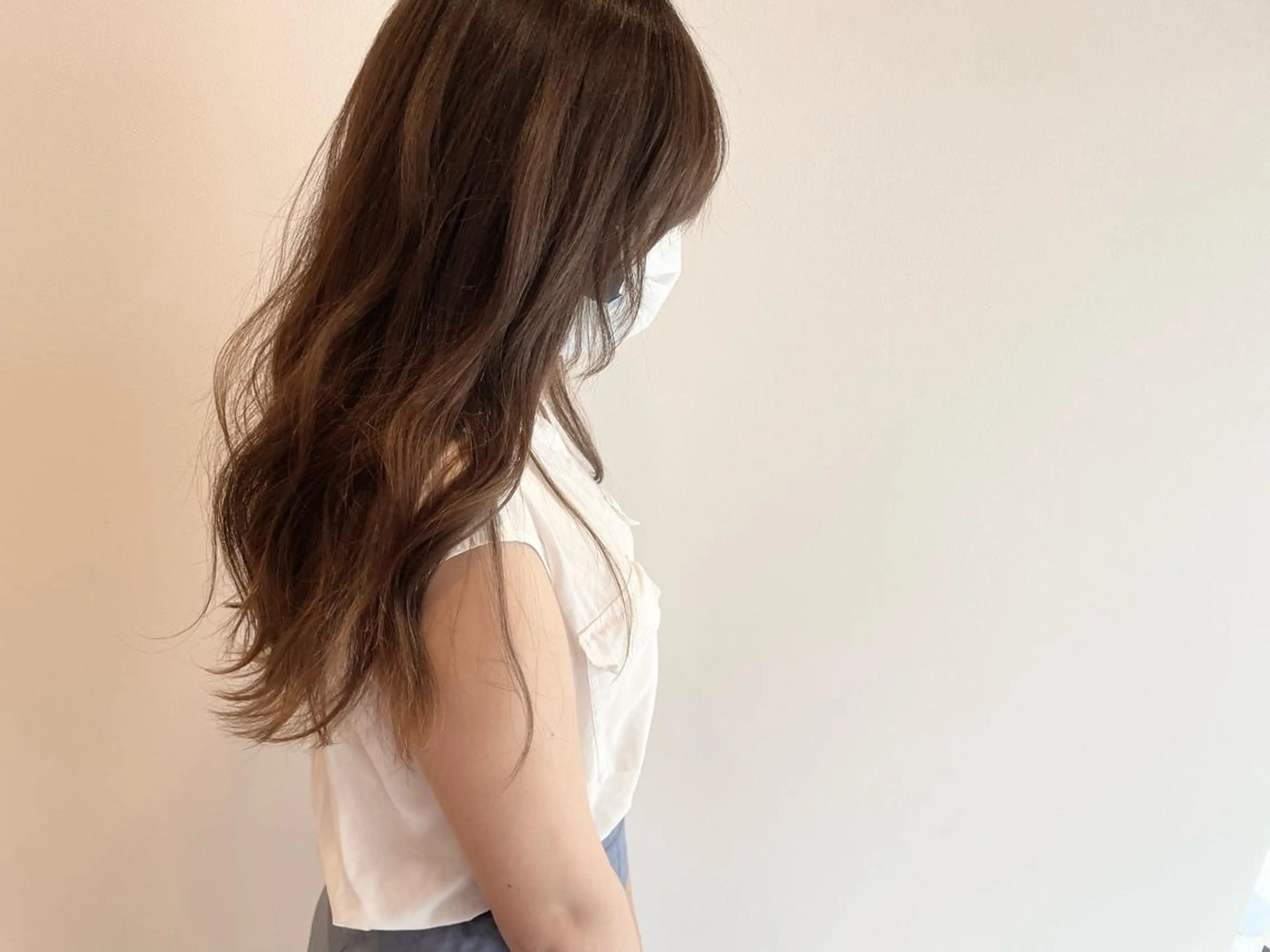 カラー（ロング）+CUTの写真