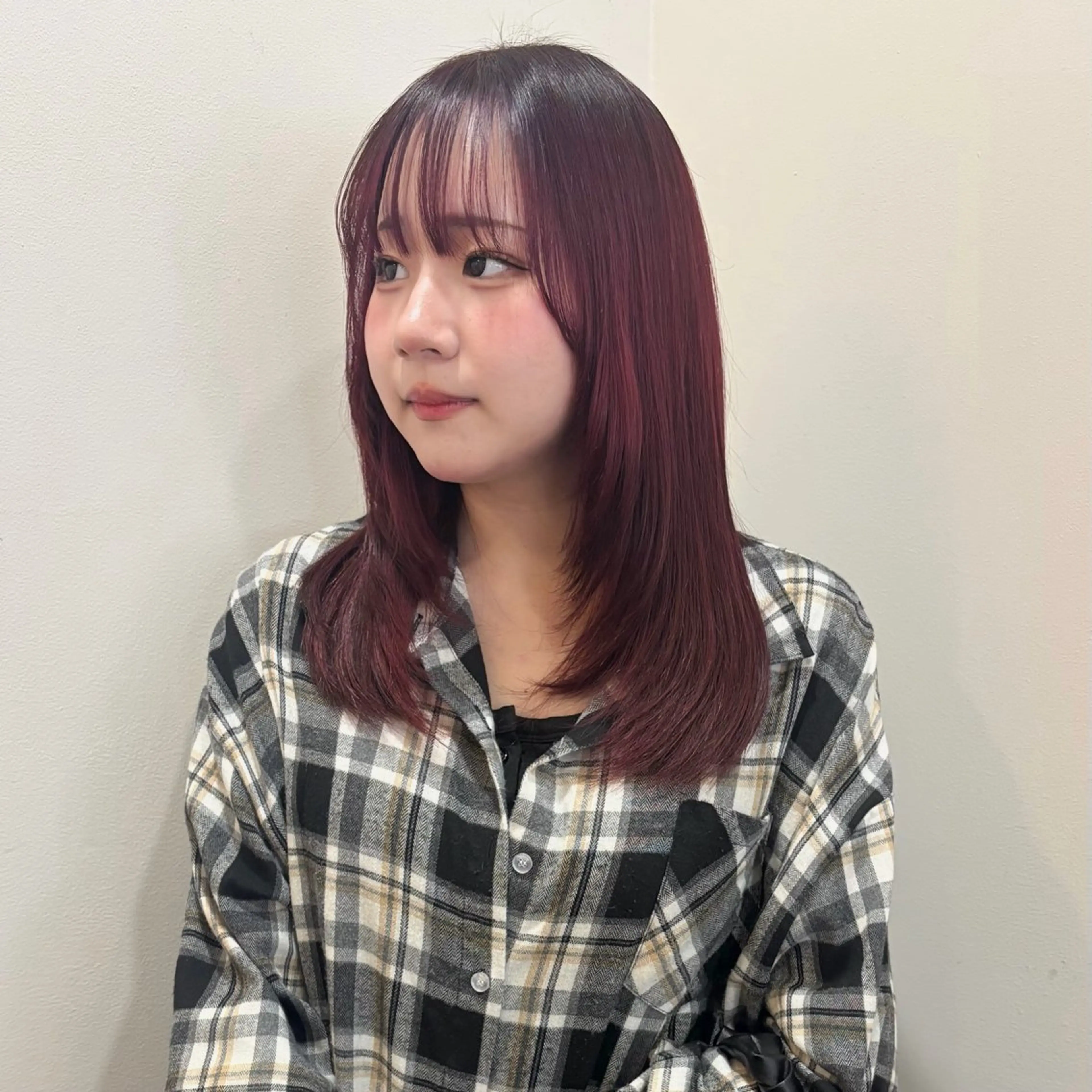 ロング カラー カット ヘアカラー トリートメント うる艶カラー/ レイヤー/アスカのヘアスタイル