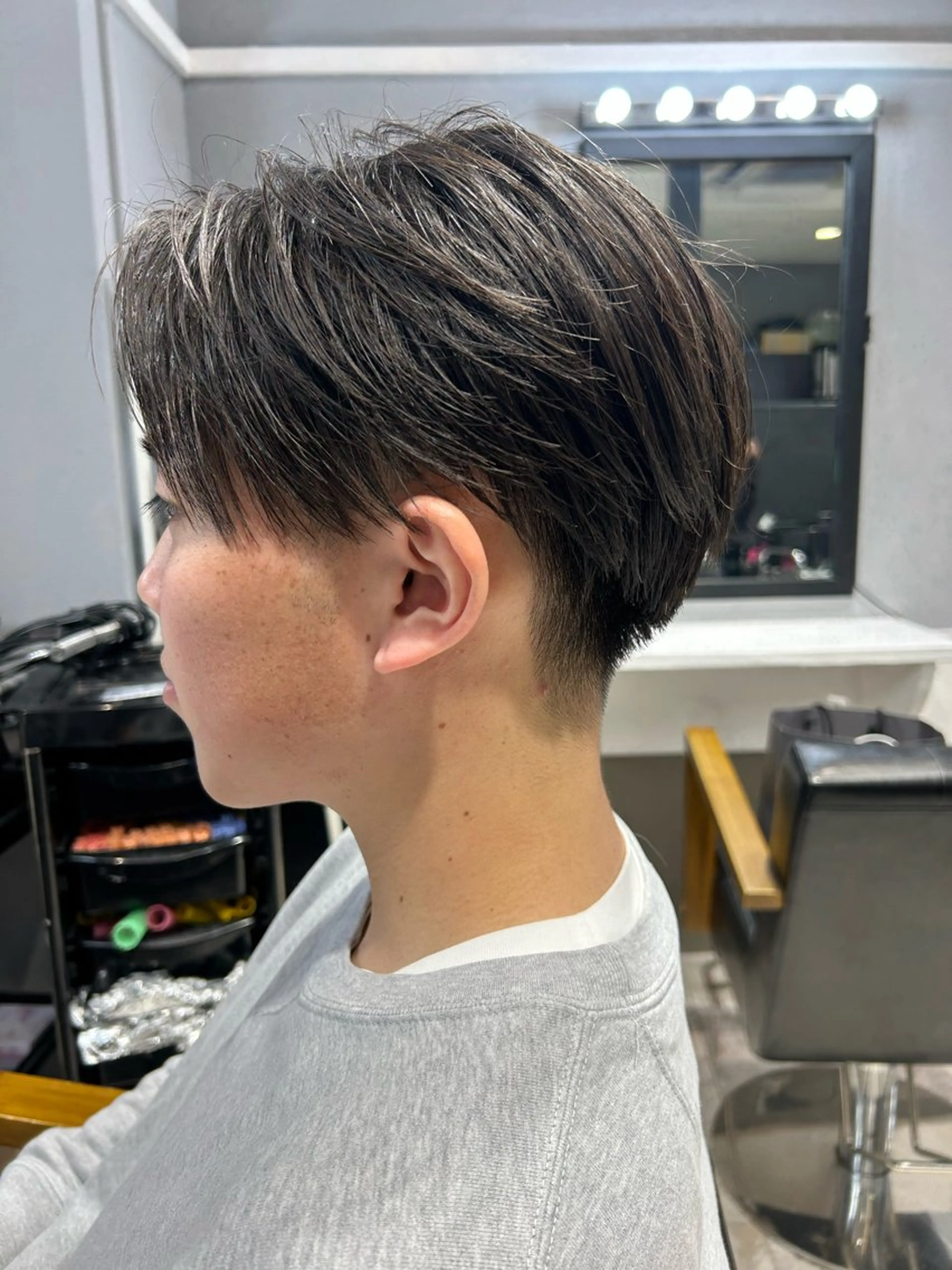 メンズ ハイトーン ayane💖のヘアスタイル