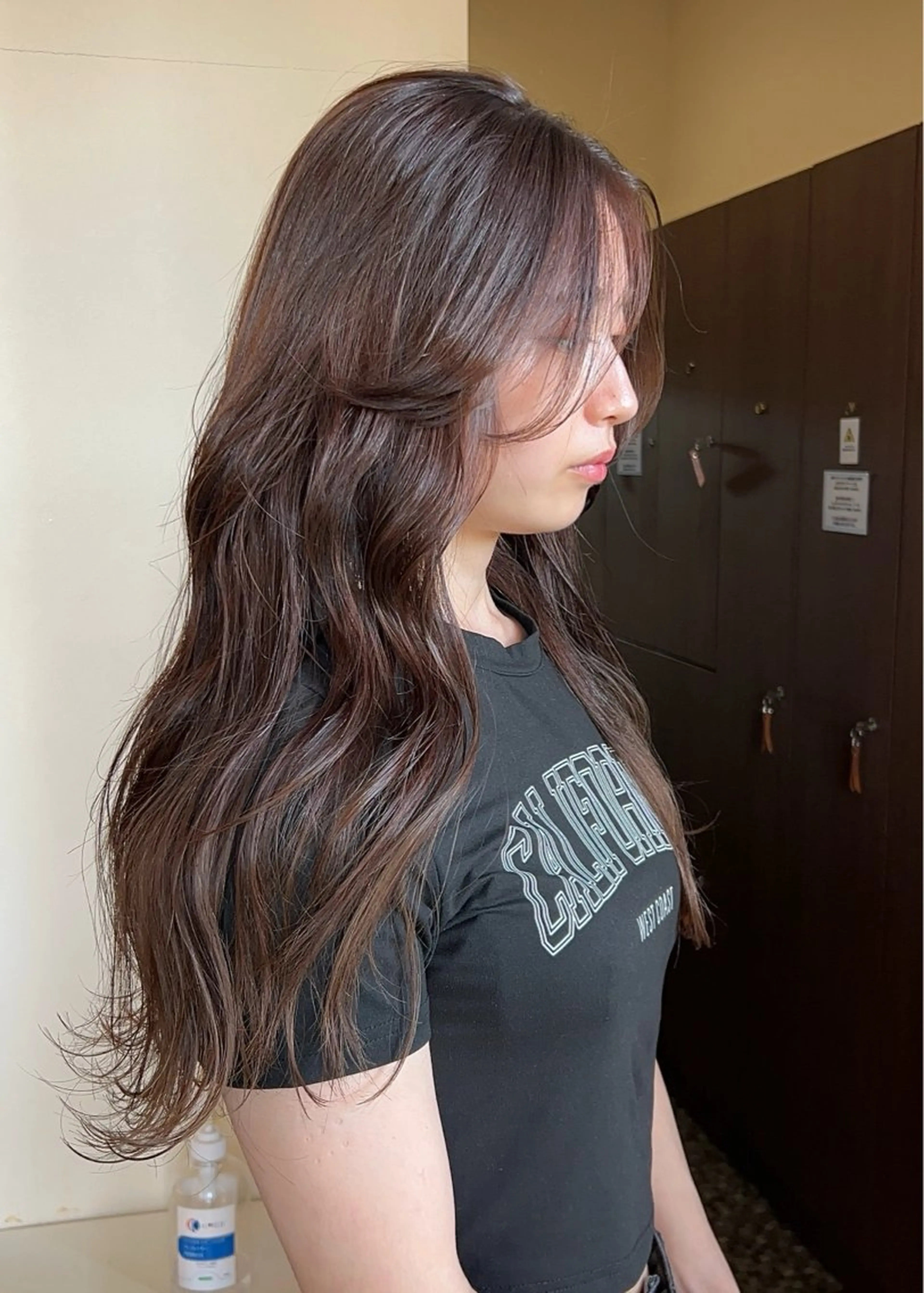 ロング カラー 譜久島 かりんのヘアスタイル