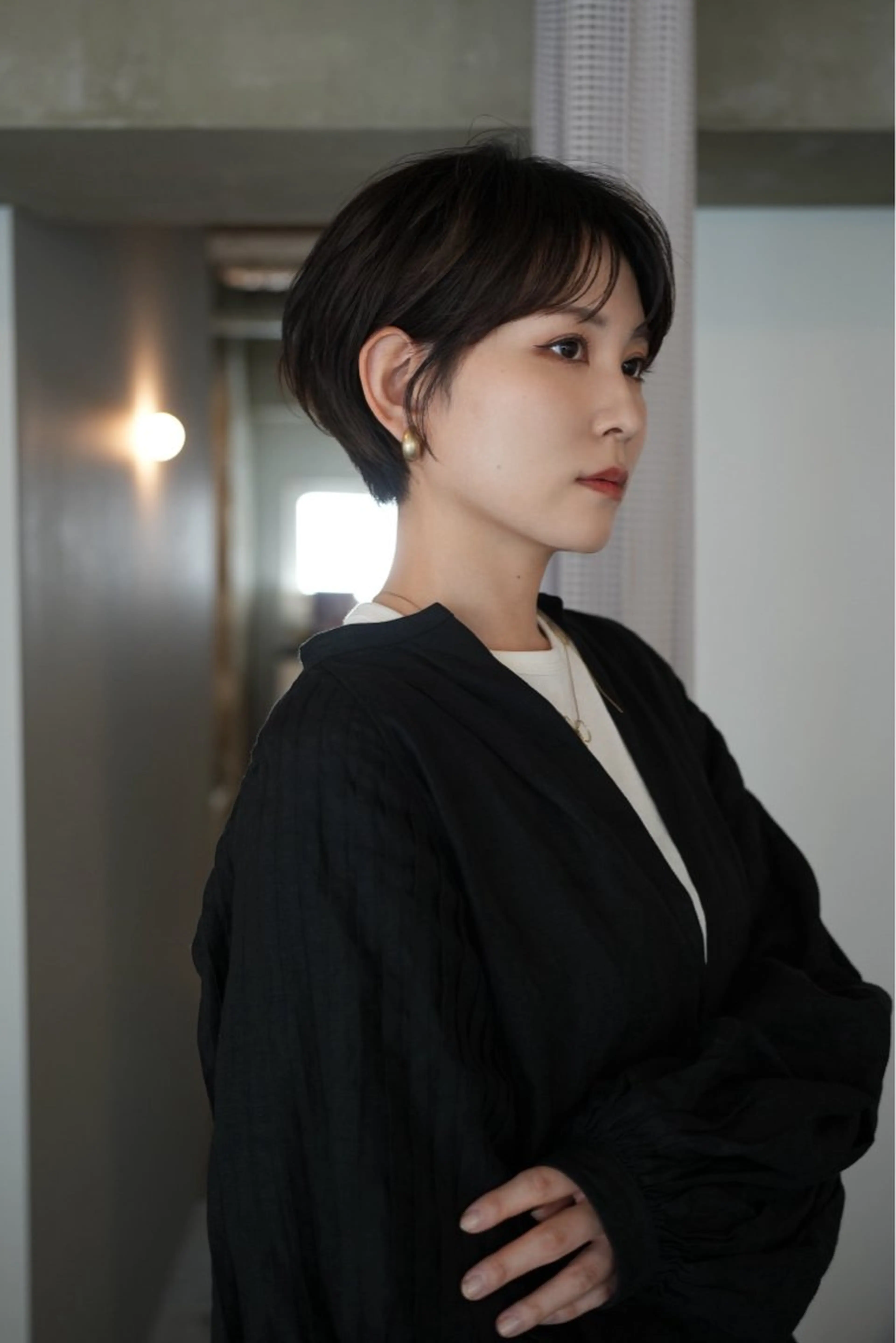 ショート 小野 明日香のヘアスタイル