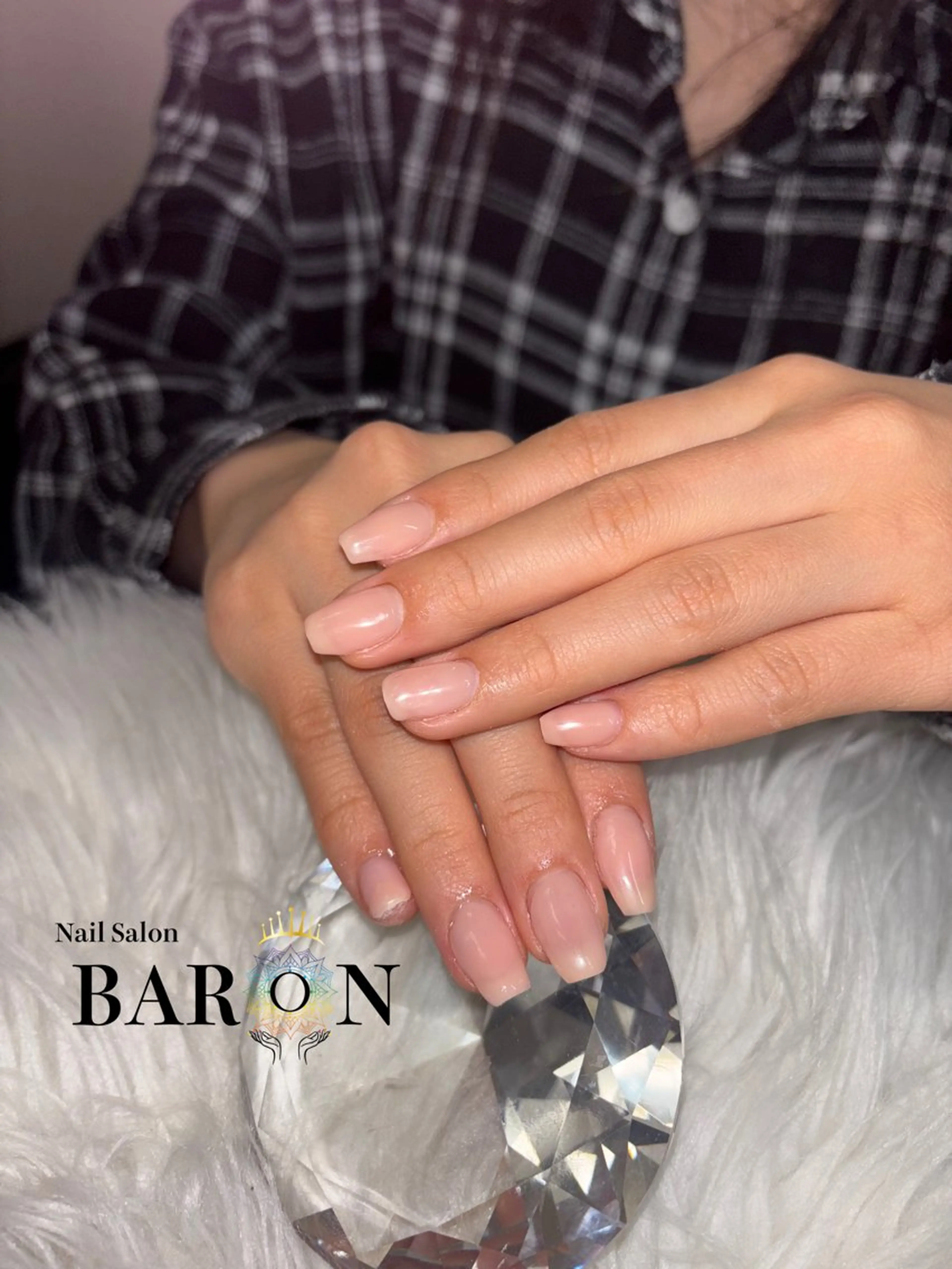 ネイル ワンカラーネイル BARON tomonaのネイルデザイン