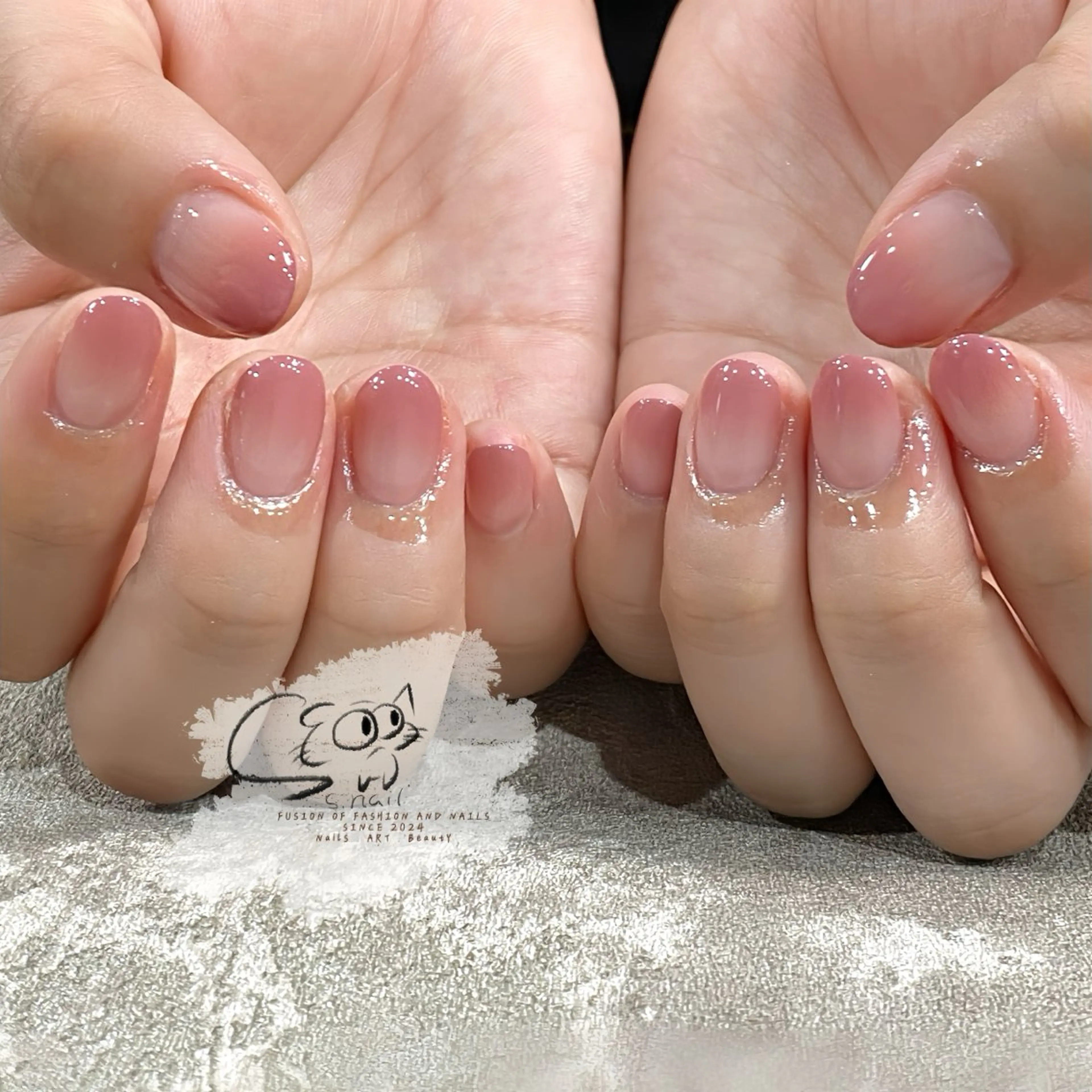 ネイル チークネイル フレンチネイル グラデーション マグネットネイル ワンカラーネイル S.nail _のネイルデザイン