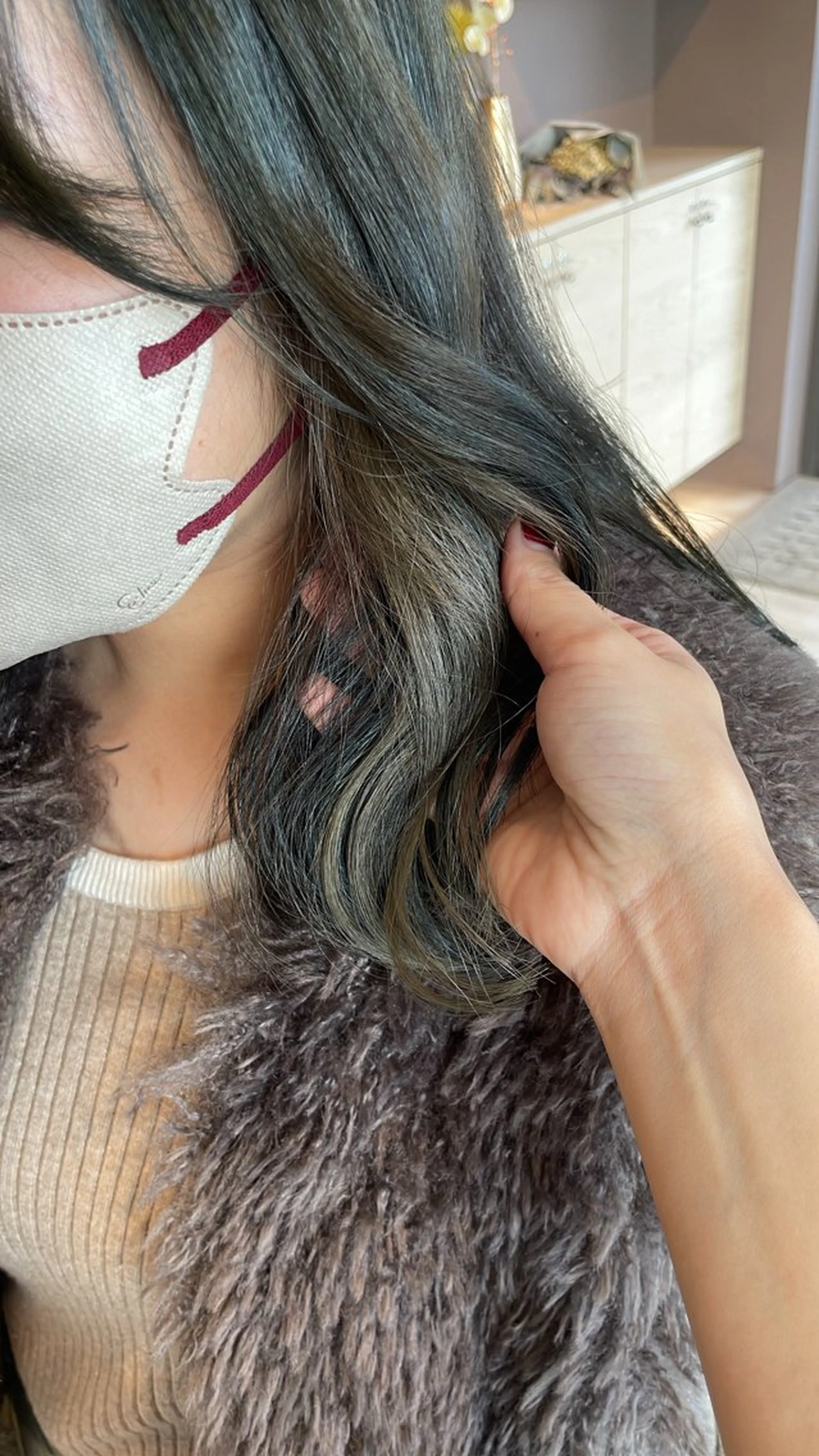 セミロング カラー 岐阜/各務原 スタイリスト🎀のヘアスタイル