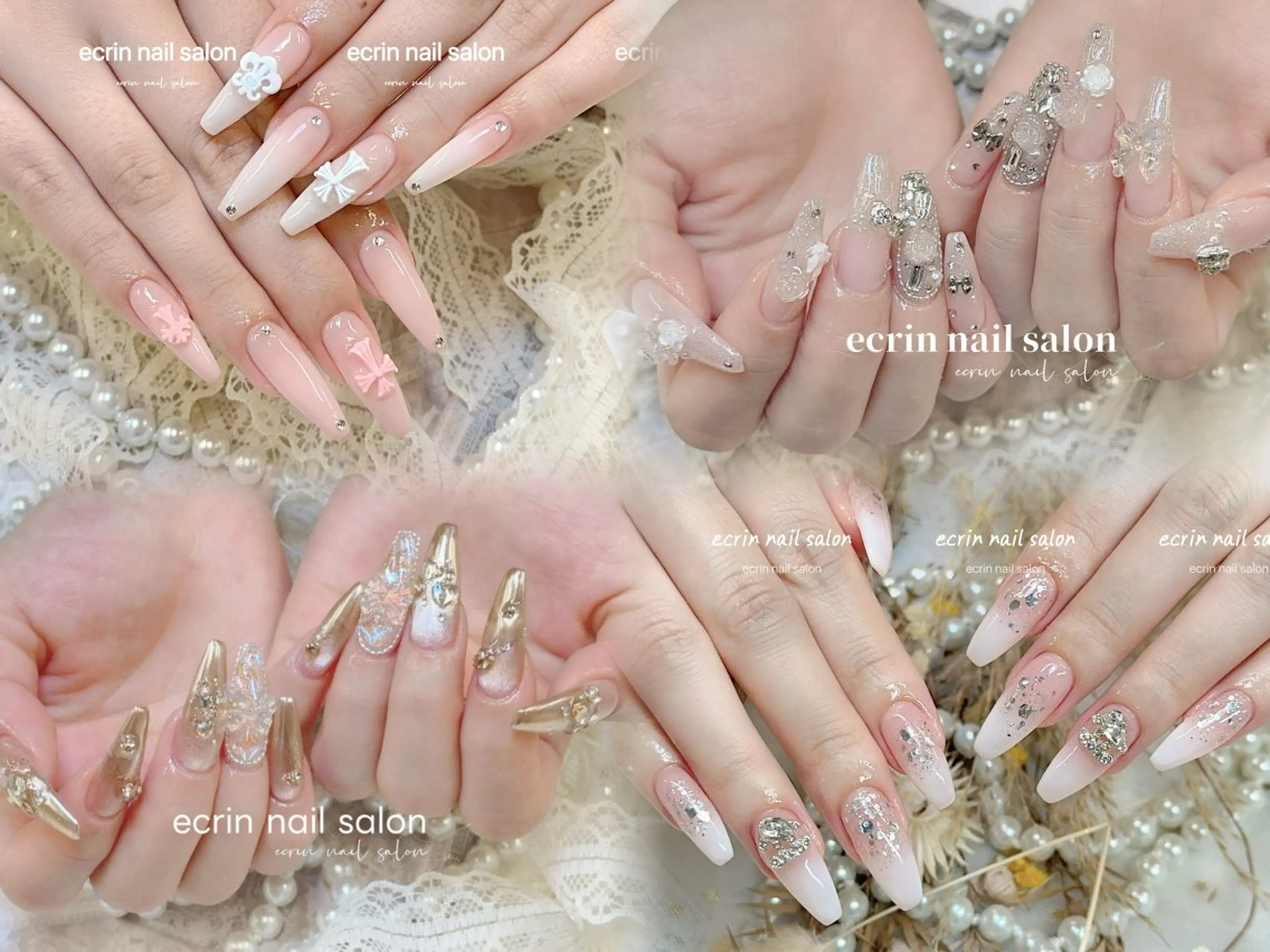 ネイル ネイルチップ ワンホンネイル ecrin nail salon錦糸町のネイルデザイン
