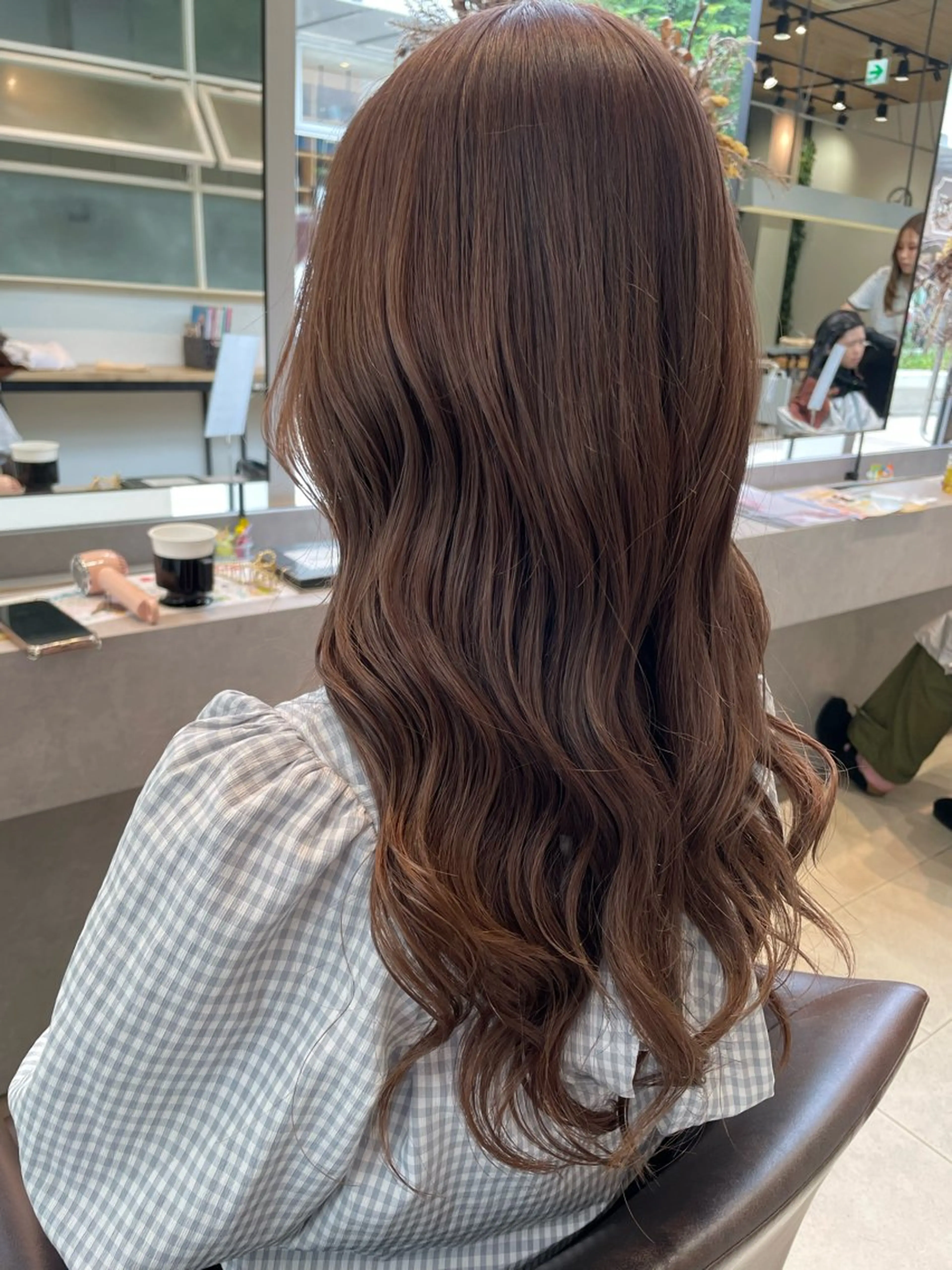 ロング カラー ヘアアレンジ 原 萌香のヘアスタイル