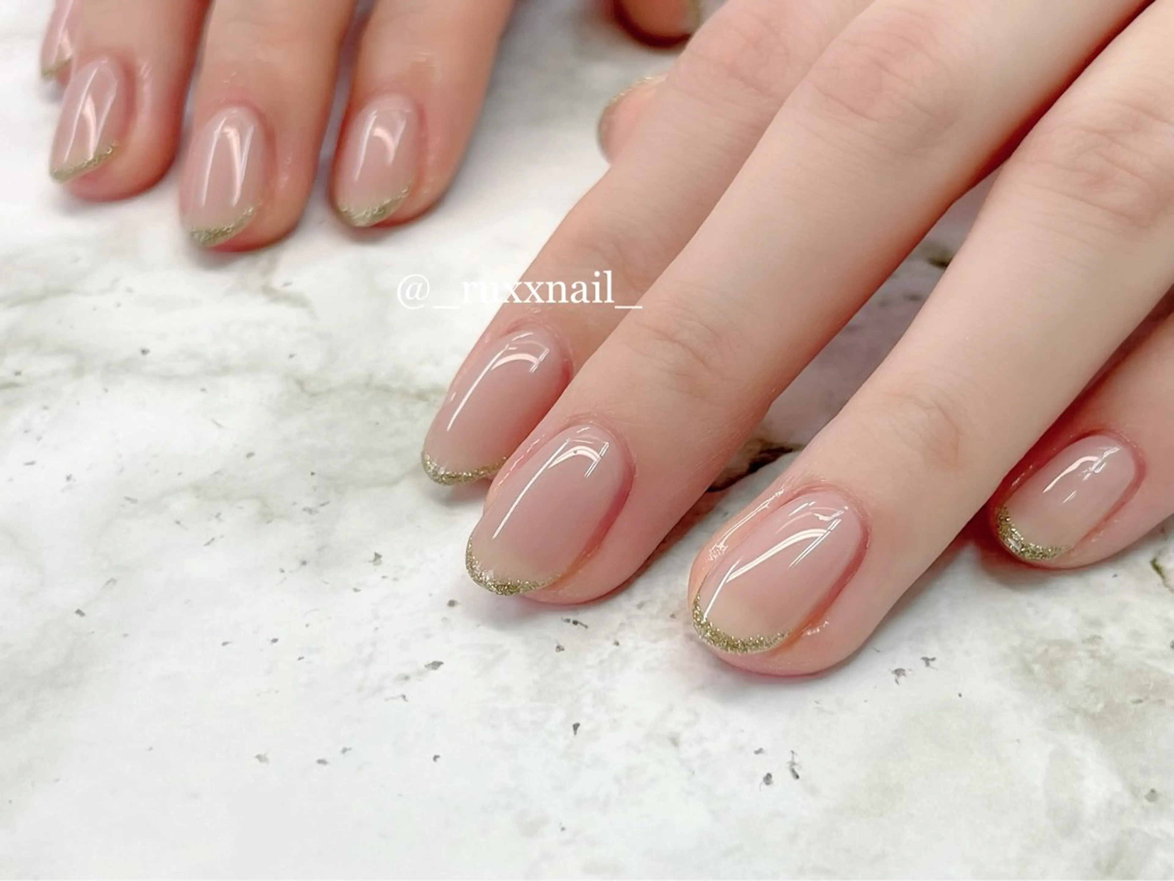 ネイル ラメ(グリッター) Ruxx nailのネイルデザイン