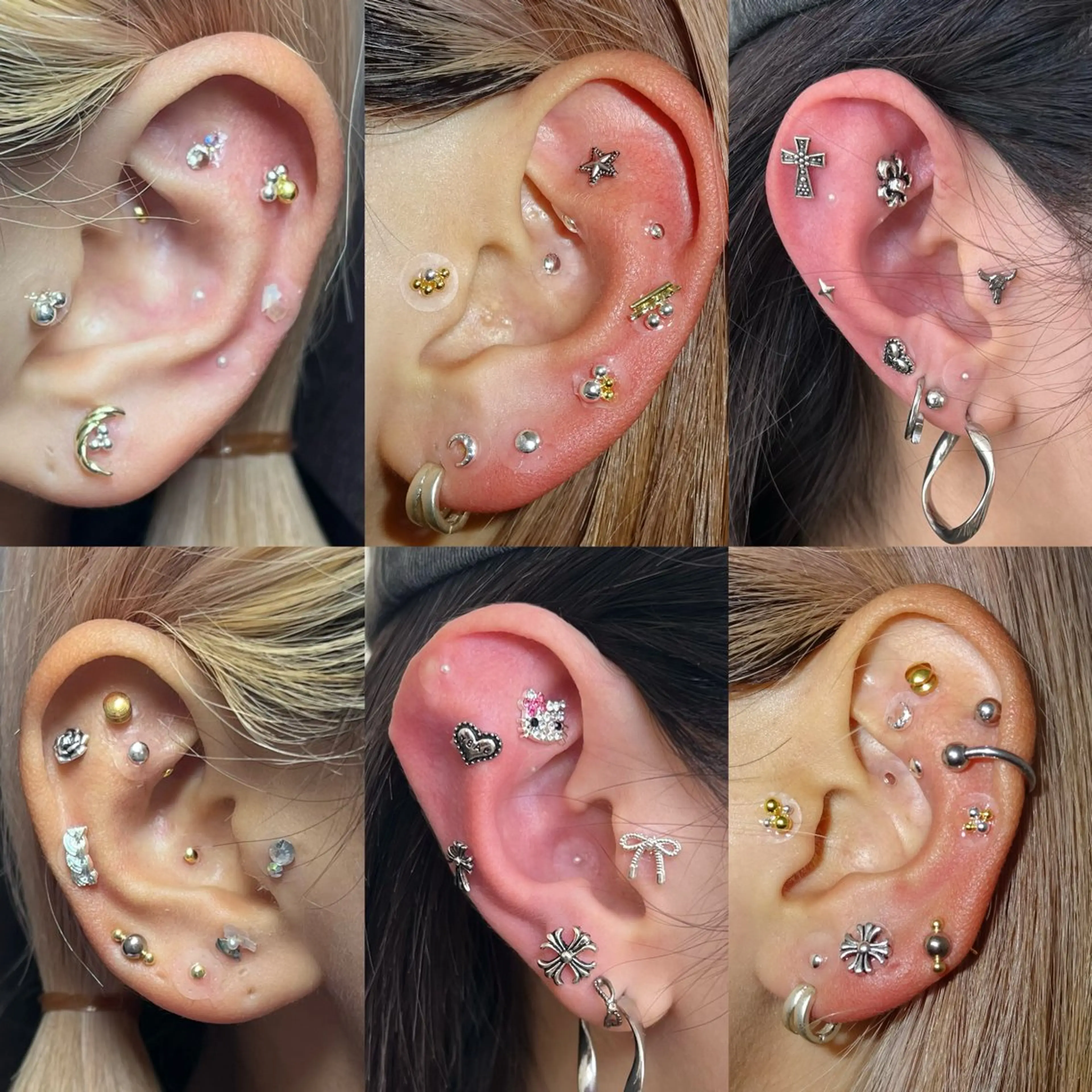 今話題【耳つぼjewelry】両耳16粒まで✨🌙🎀＋まつ毛パーマ上のみ👀＋wトリートメント🫧💧の写真