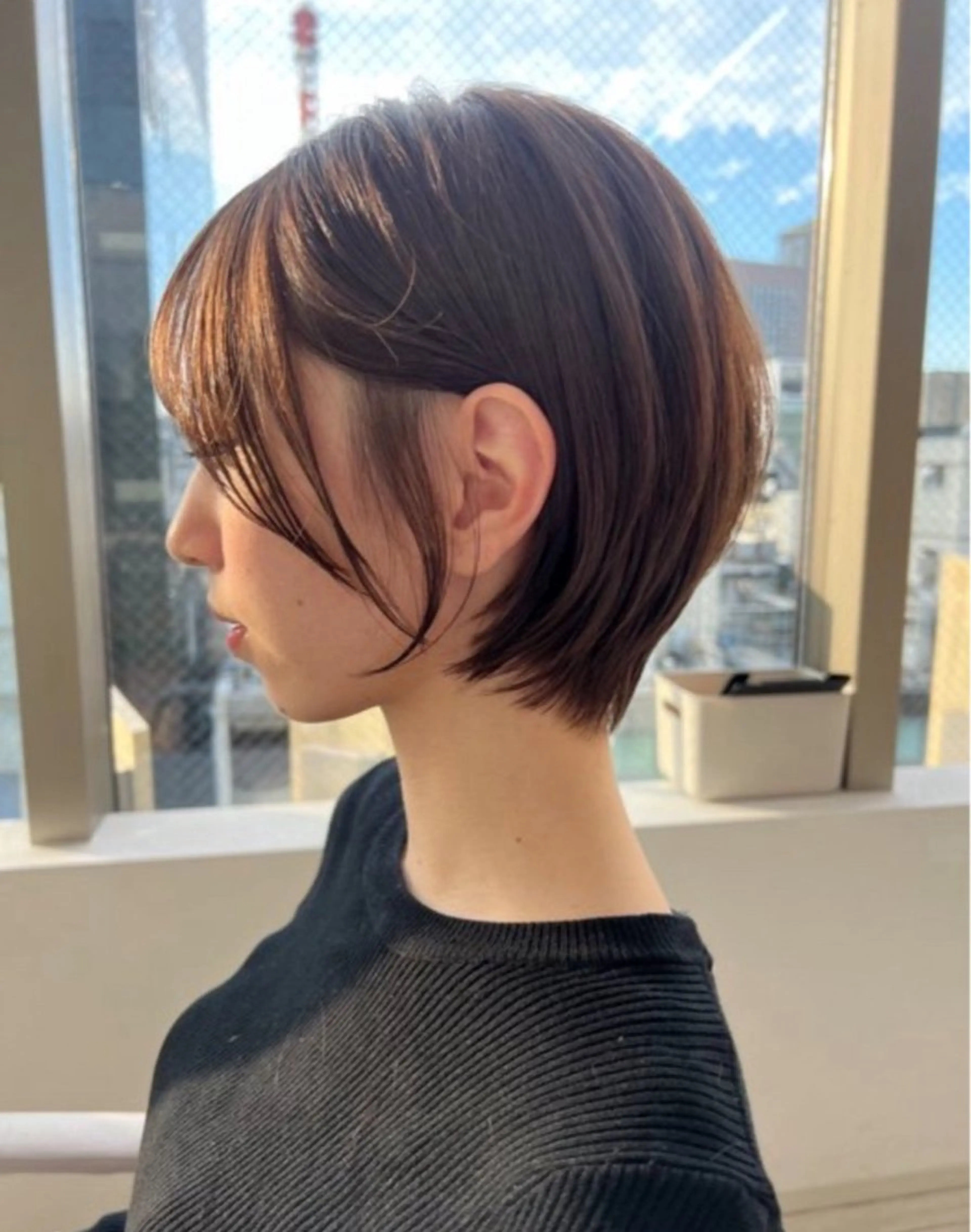 ショート レイヤー/顔周り /透明感/TAKUのヘアスタイル