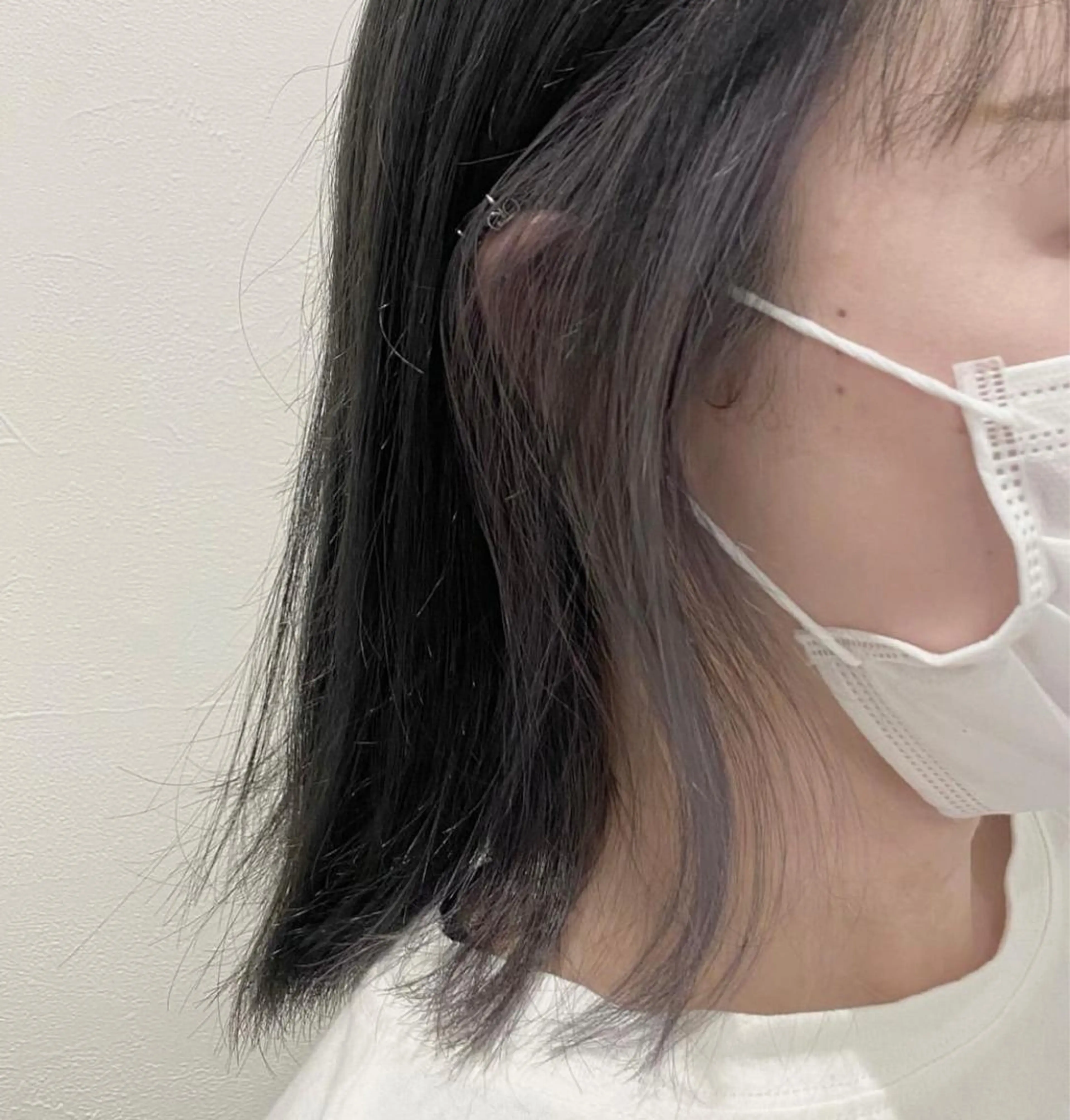 ミディアム カラー アッシュ ベージュカラー ブリーチ ケアブリーチ ダブルカラー 🌼あんなtrend color🌼のヘアスタイル