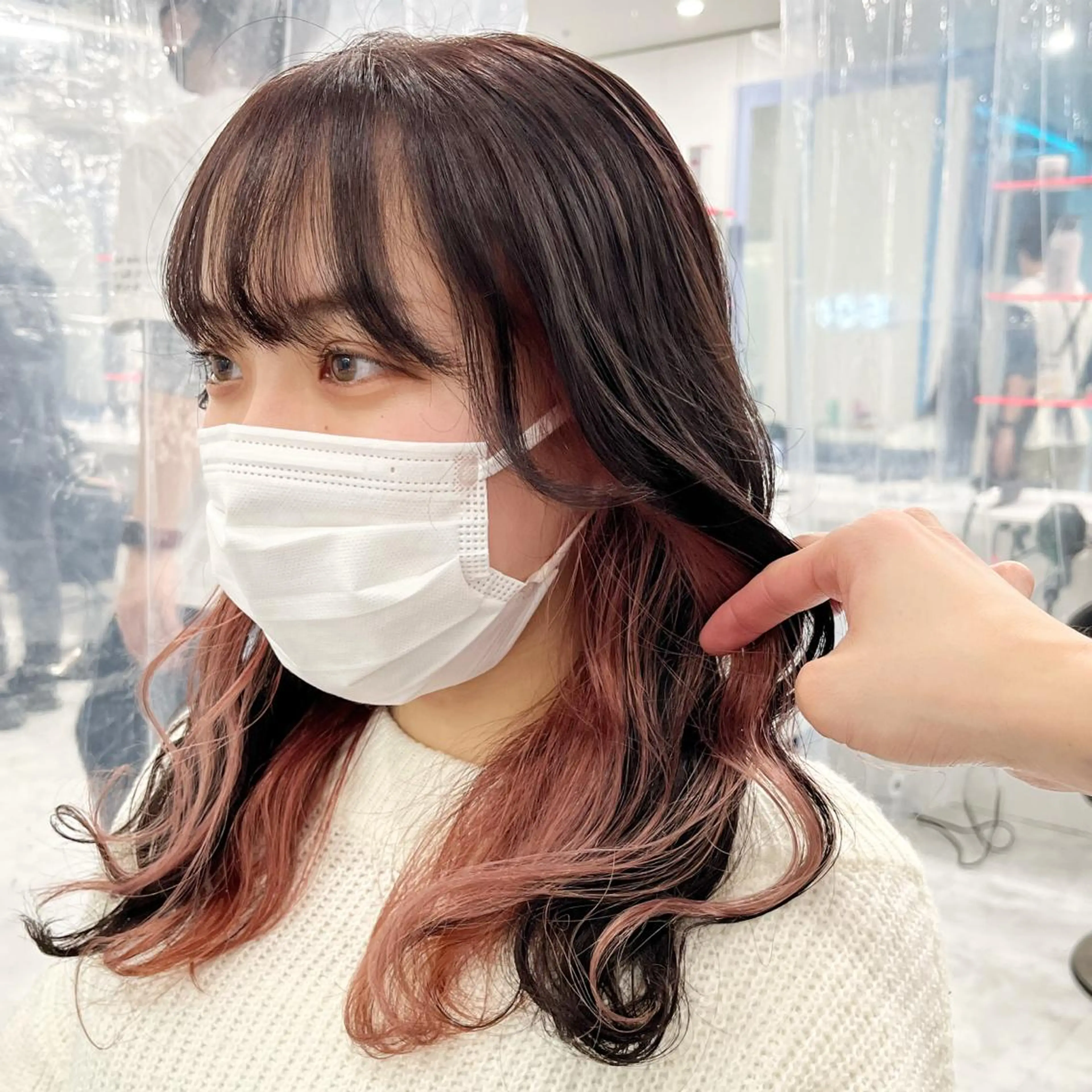 カラー ヘアカラー トリートメント 似合わせ💗骨格矯正 💗透明感カラー💗のヘアスタイル