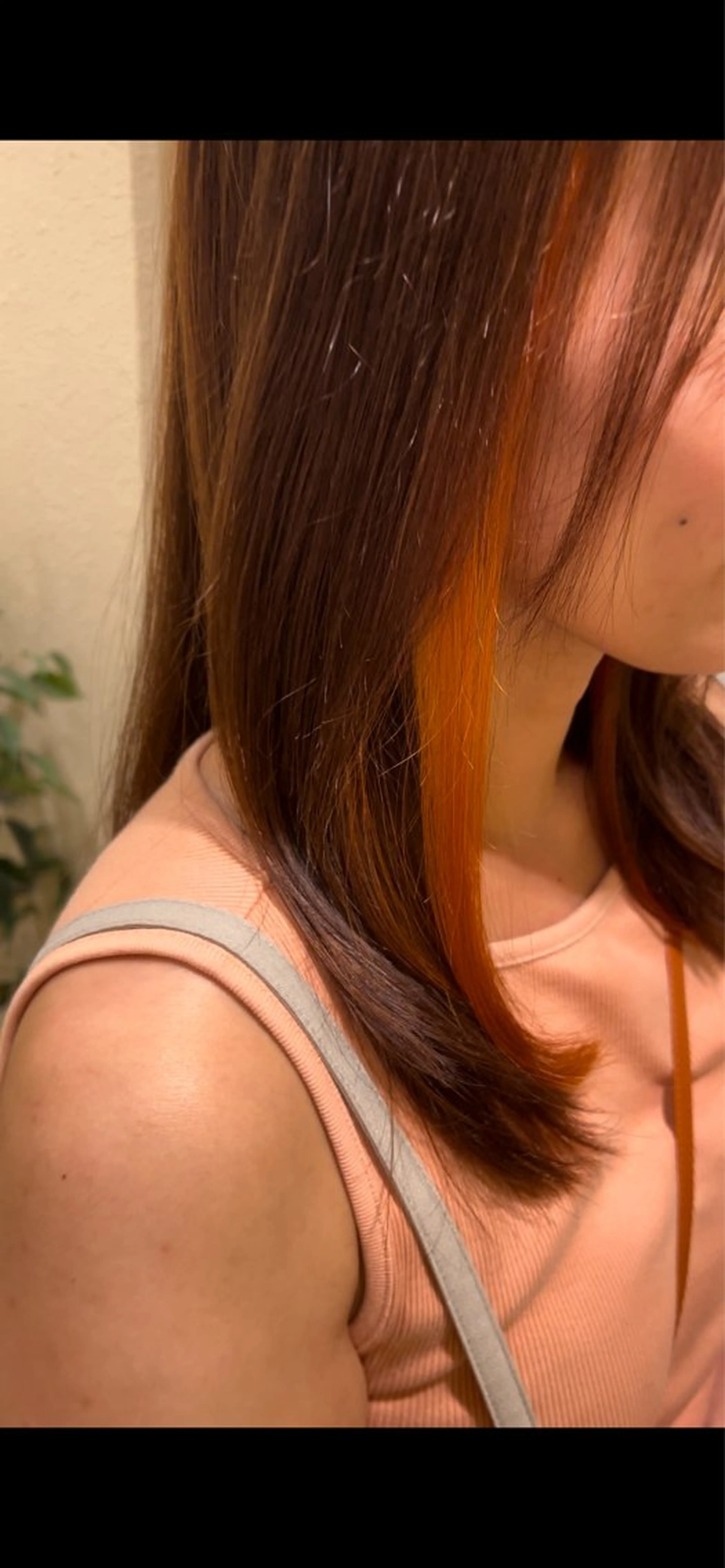 カラー インナーカラー ヘアセット/ミニボブ /レイヤー 山田寛菜のヘアスタイル