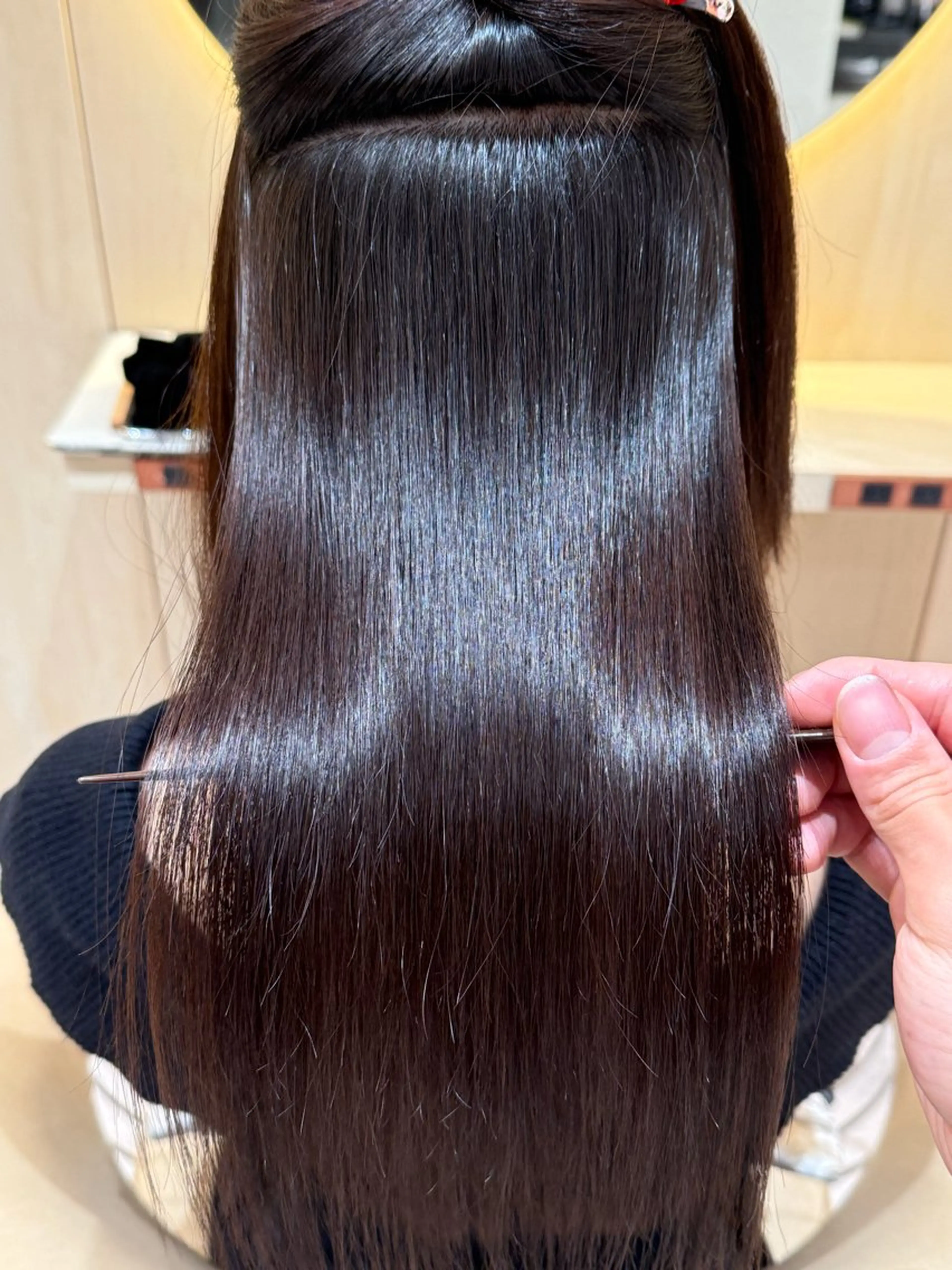 ロング カラー カット ヘアカラー 縮毛矯正 縮毛矯正✨🫧 レイヤー川村利幸のヘアスタイル