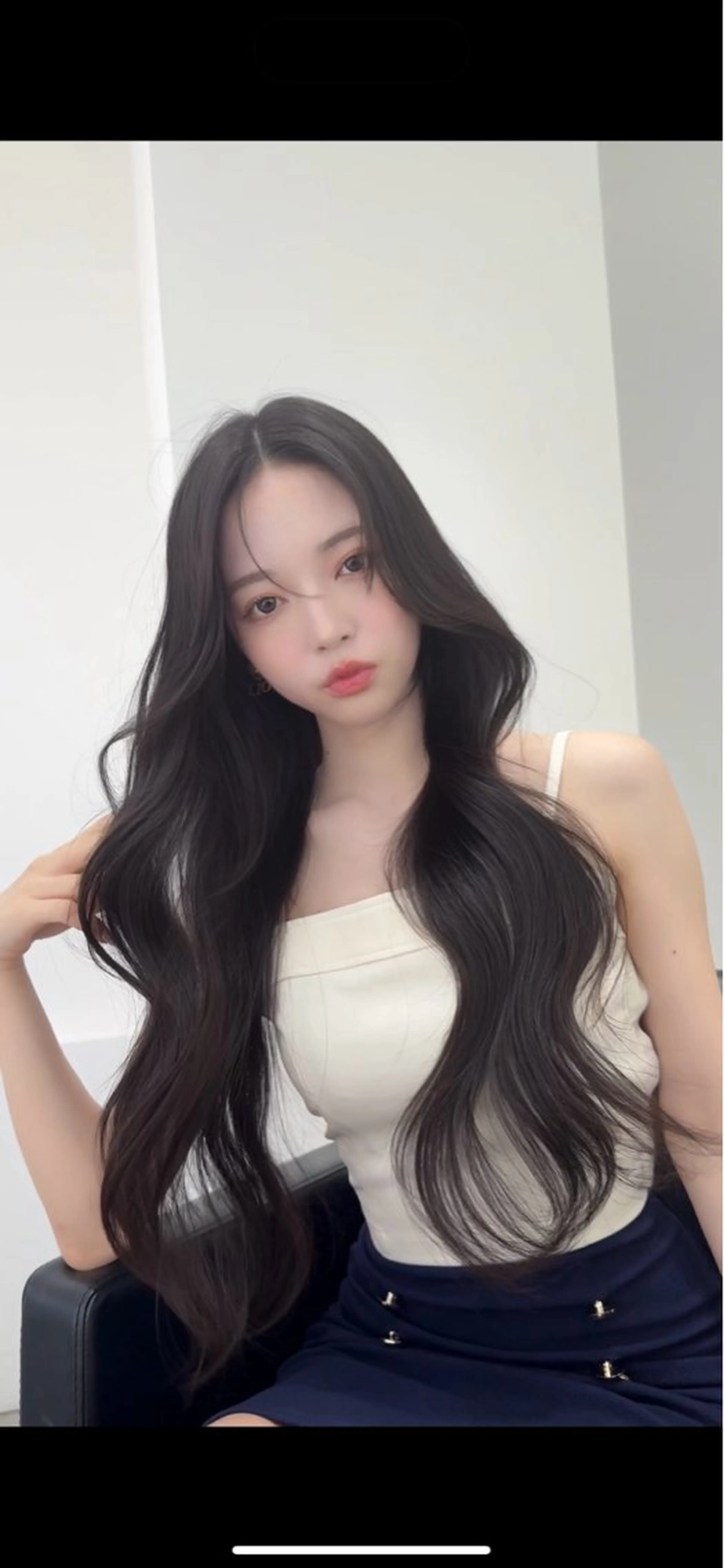 ロング 顔まわりレイヤー レイヤーカット 戸張 翔太のヘアスタイル