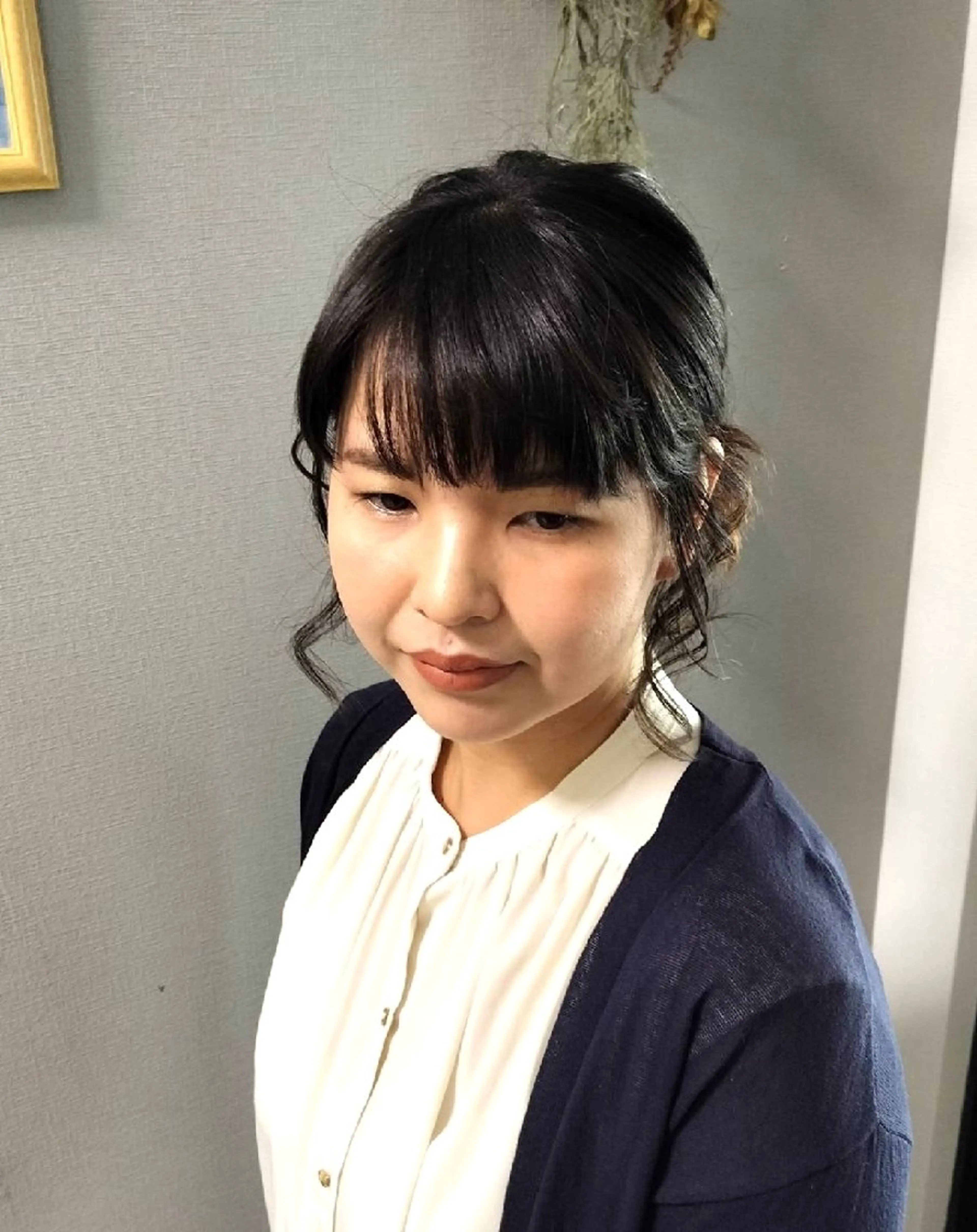 セミロング ヘアメイク/着付け AYAKAのヘアスタイル