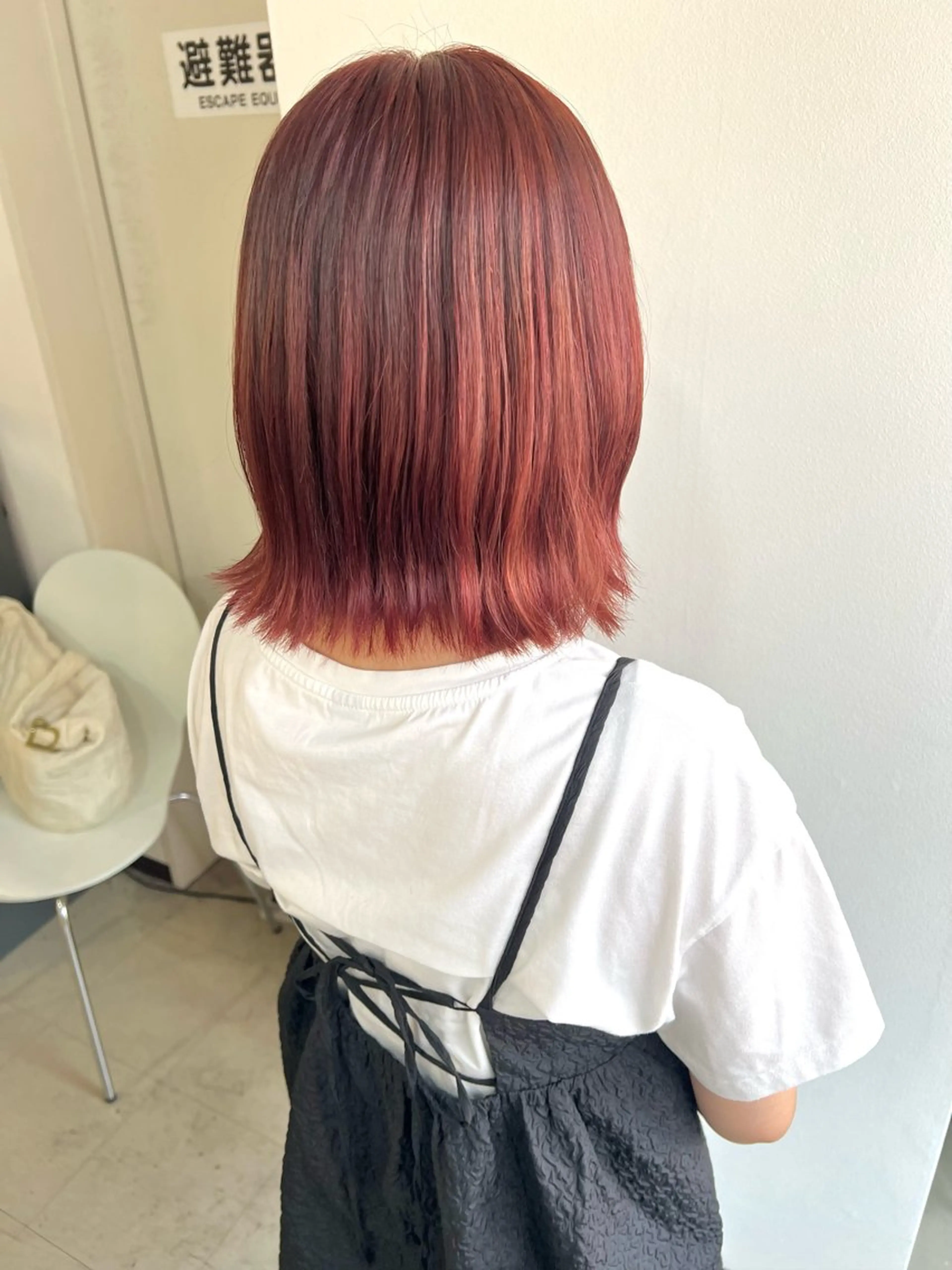 カラー ブリーチ ブラウンカラー ダブルカラー ブリーチなしカラー ピンクカラー Sherry/R 三川町 ayakaのヘアスタイル