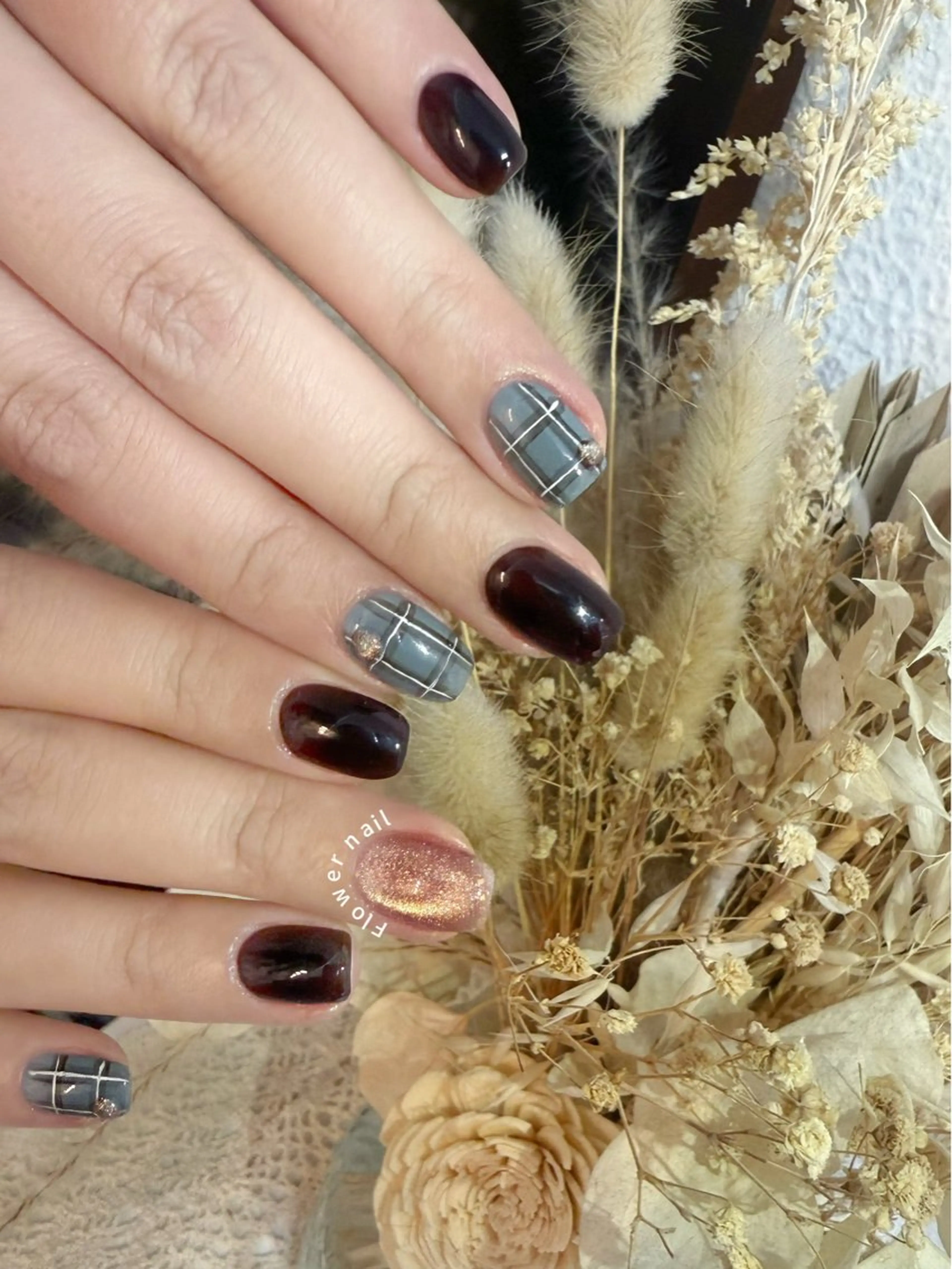 ネイル マグネットネイル Flower nailのネイルデザイン