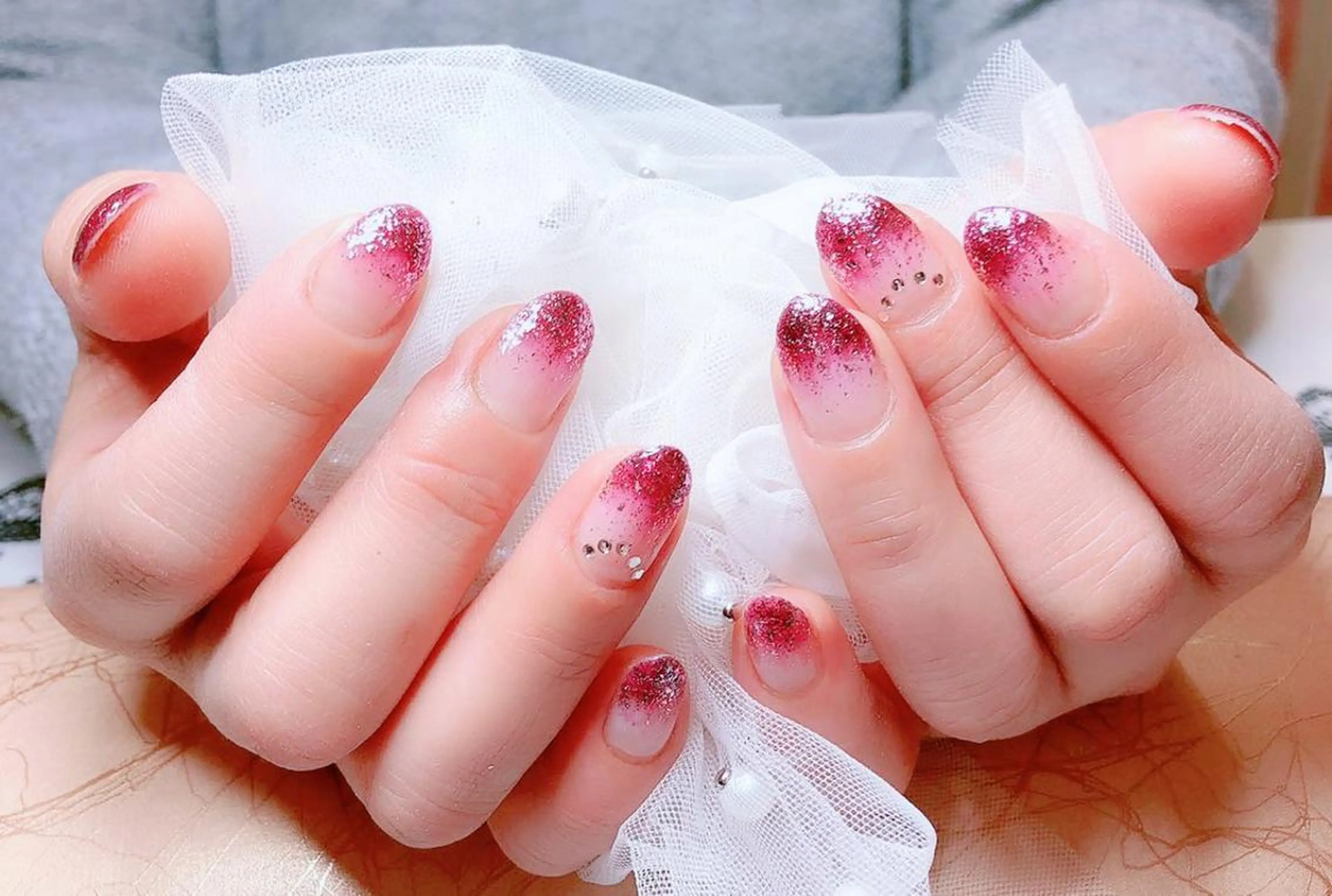 ネイル ハンドネイル マジック ミラーのネイルデザイン